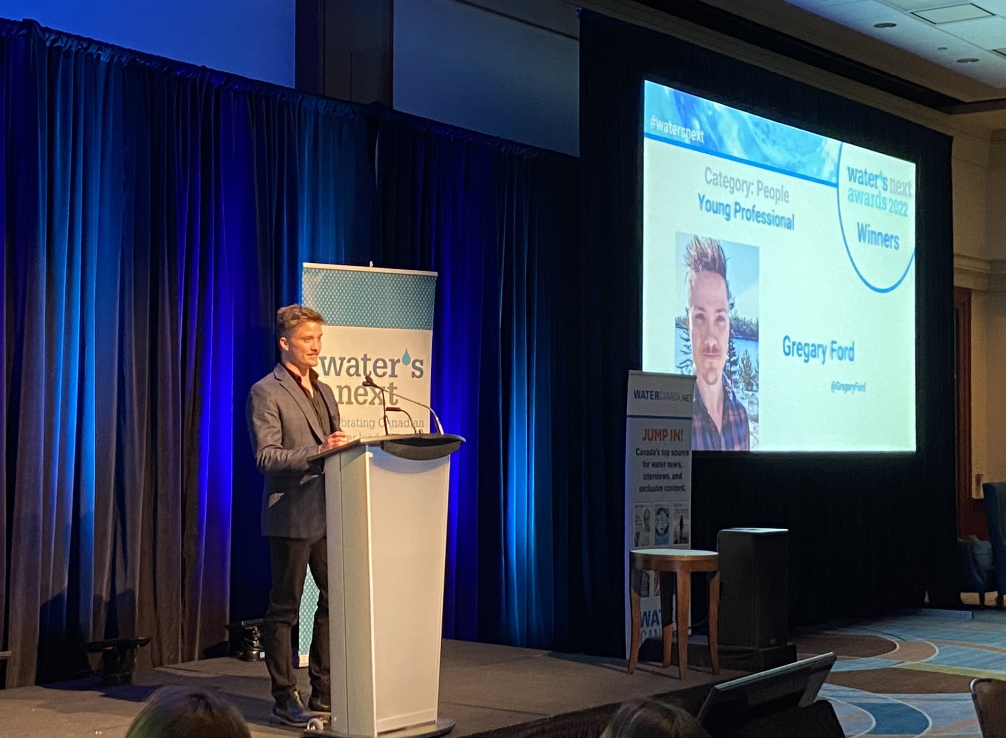 Congratulations to Swim Drink Fish Director of Water Programs, Gregary Ford, on 2022 Canada Water Summit Award.