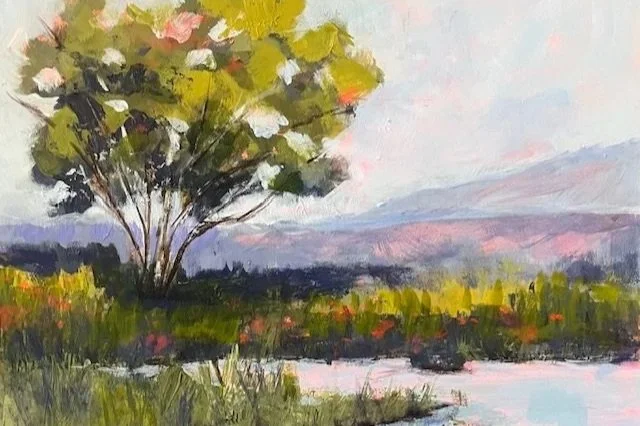 A Tree Planted by Water - acrylic
