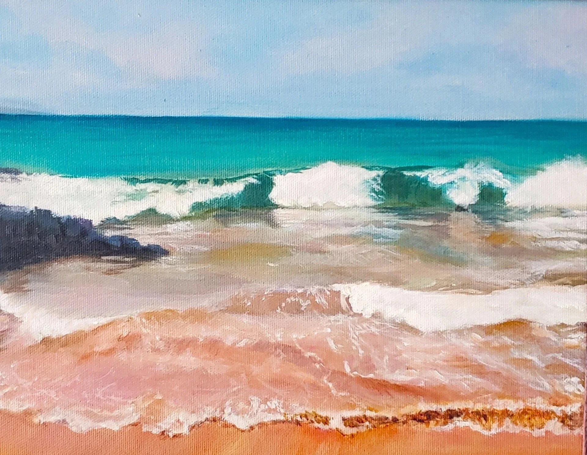 Kihei Beach - oil