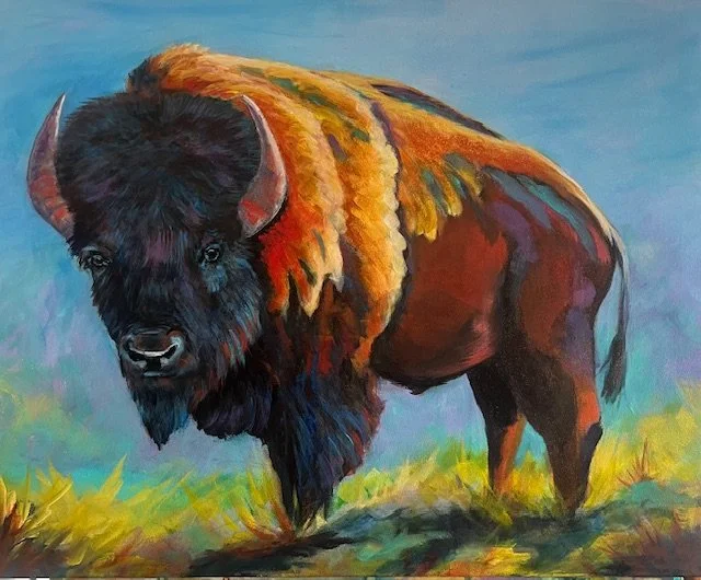 Bison Beauty - acrylic 24x30"