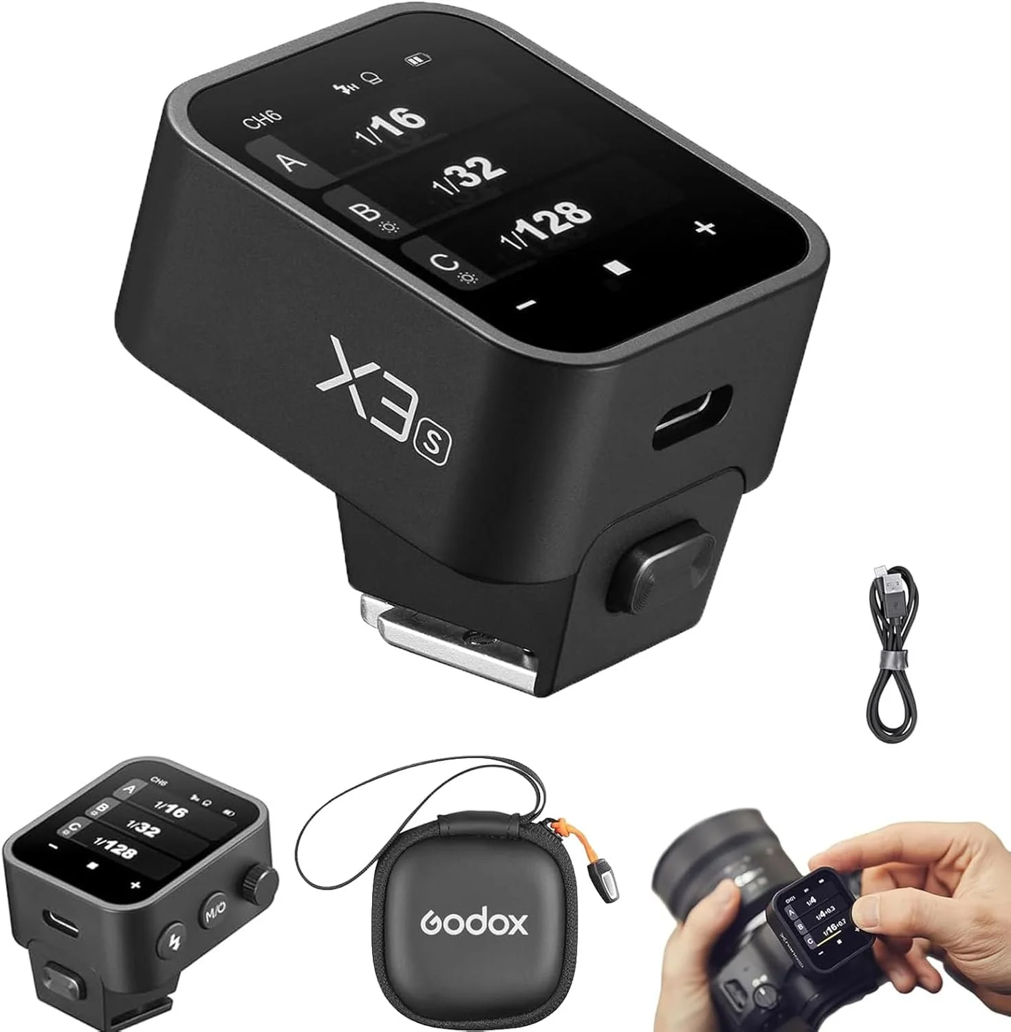 Godox X3S TTL Disparador de flash inalámbrico