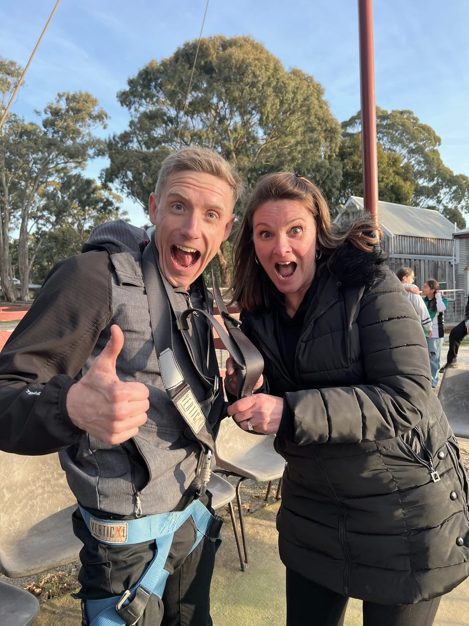 MECS - Teachers excited at camp.JPG