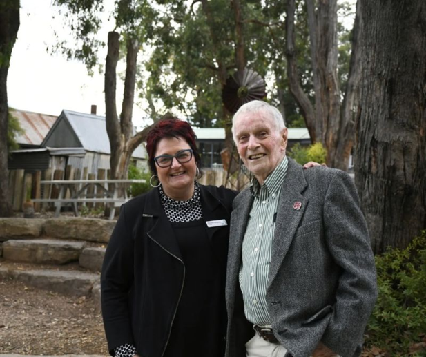 Michelle Dempsey with Jack Mechielsen