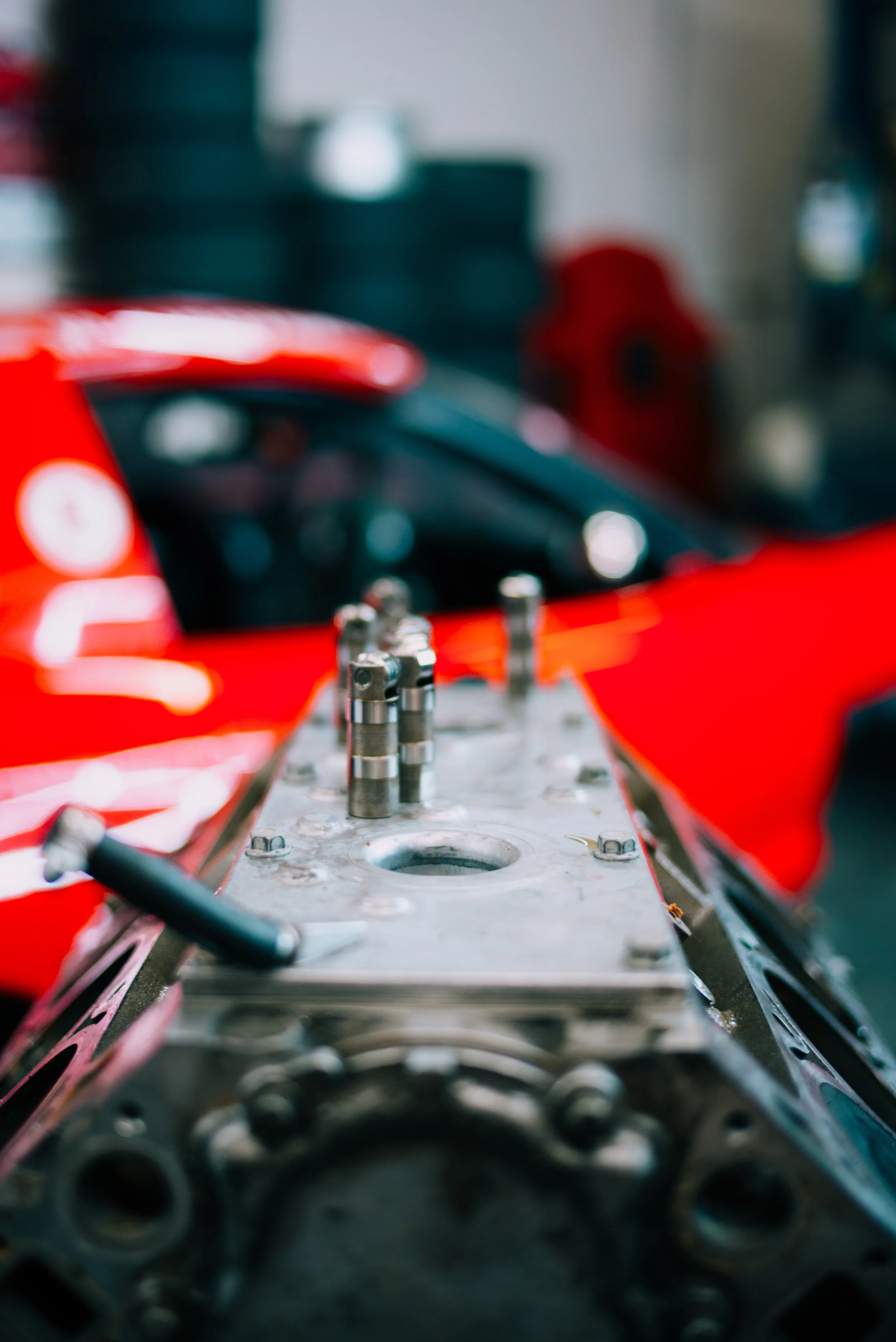 The top of an LS1 motor, which we also work on