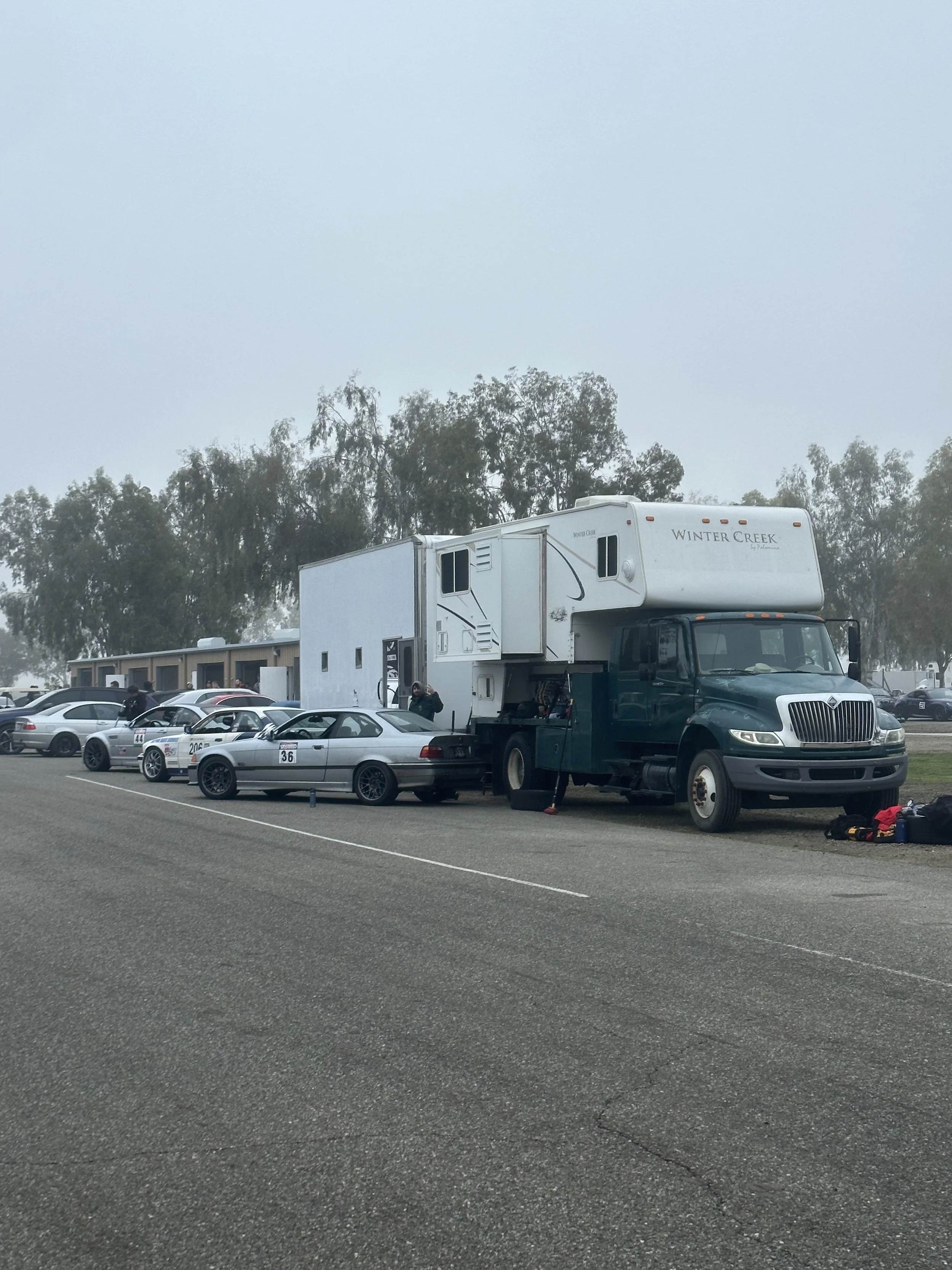 Trackside support and rental service at local California race tracks, in this case, at Buttonwillow