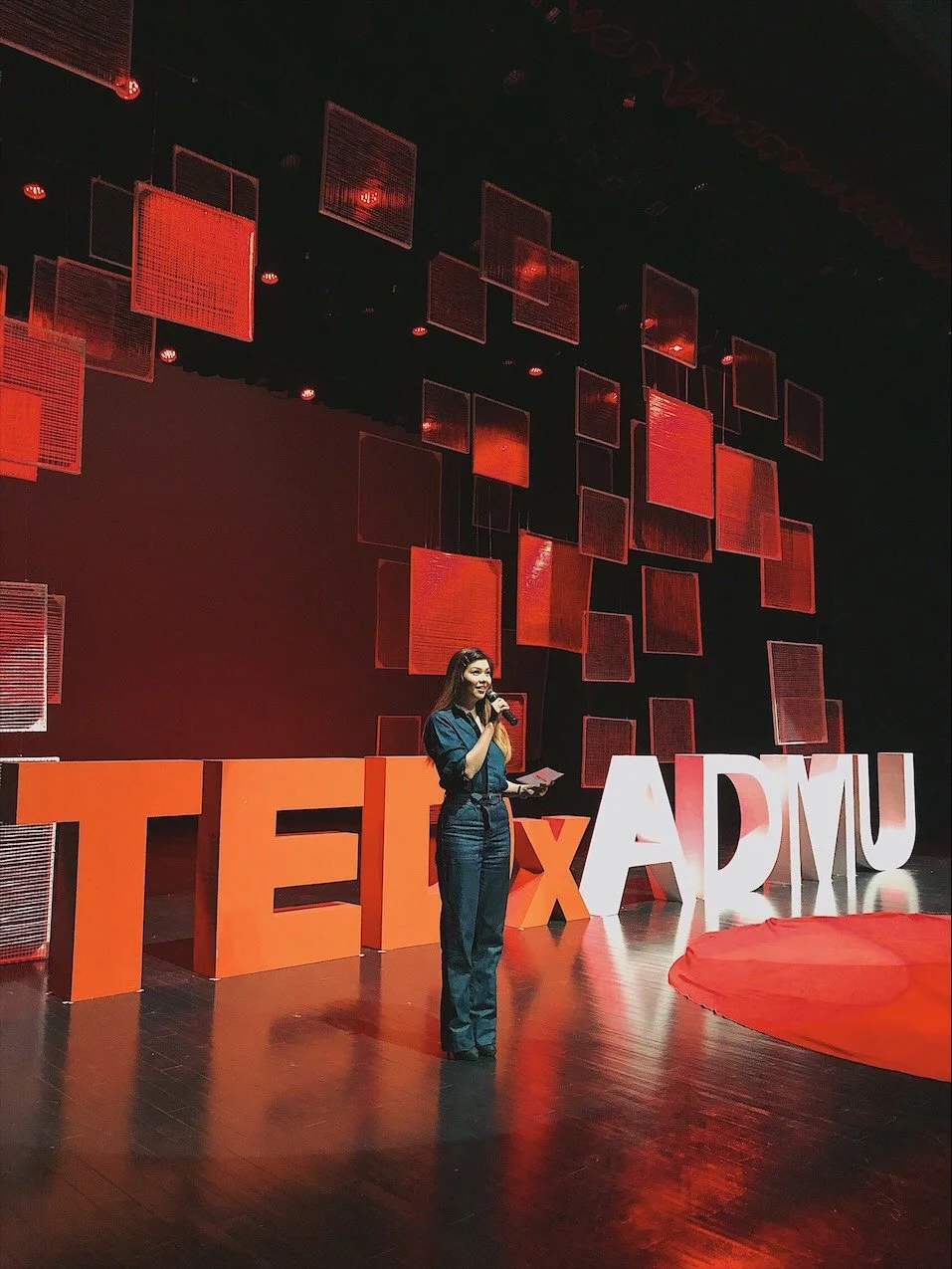 Bianca Valerio hosting TEDxADMU