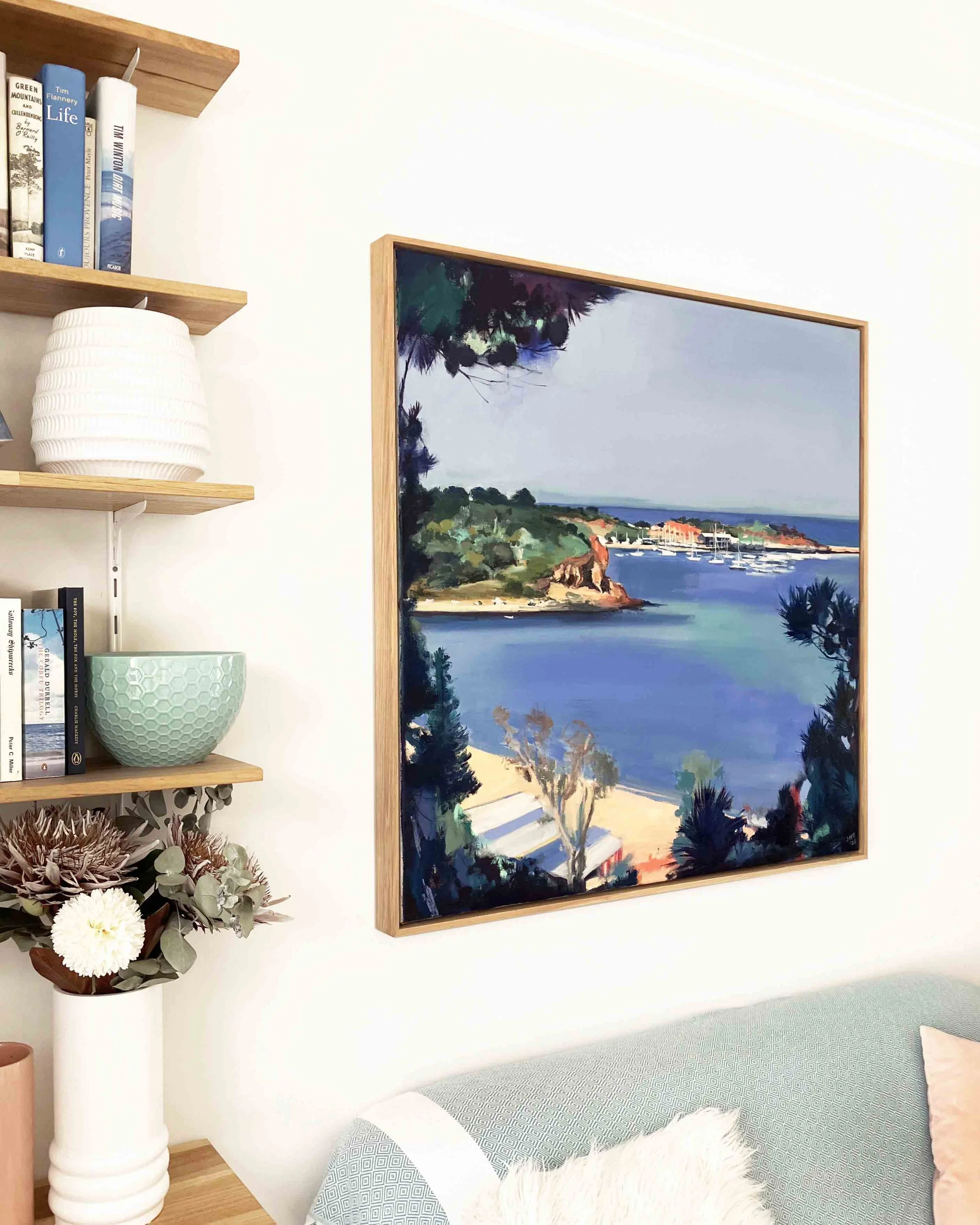 Mornington Harbour Oil Painting Jill McFarlane side.jpg