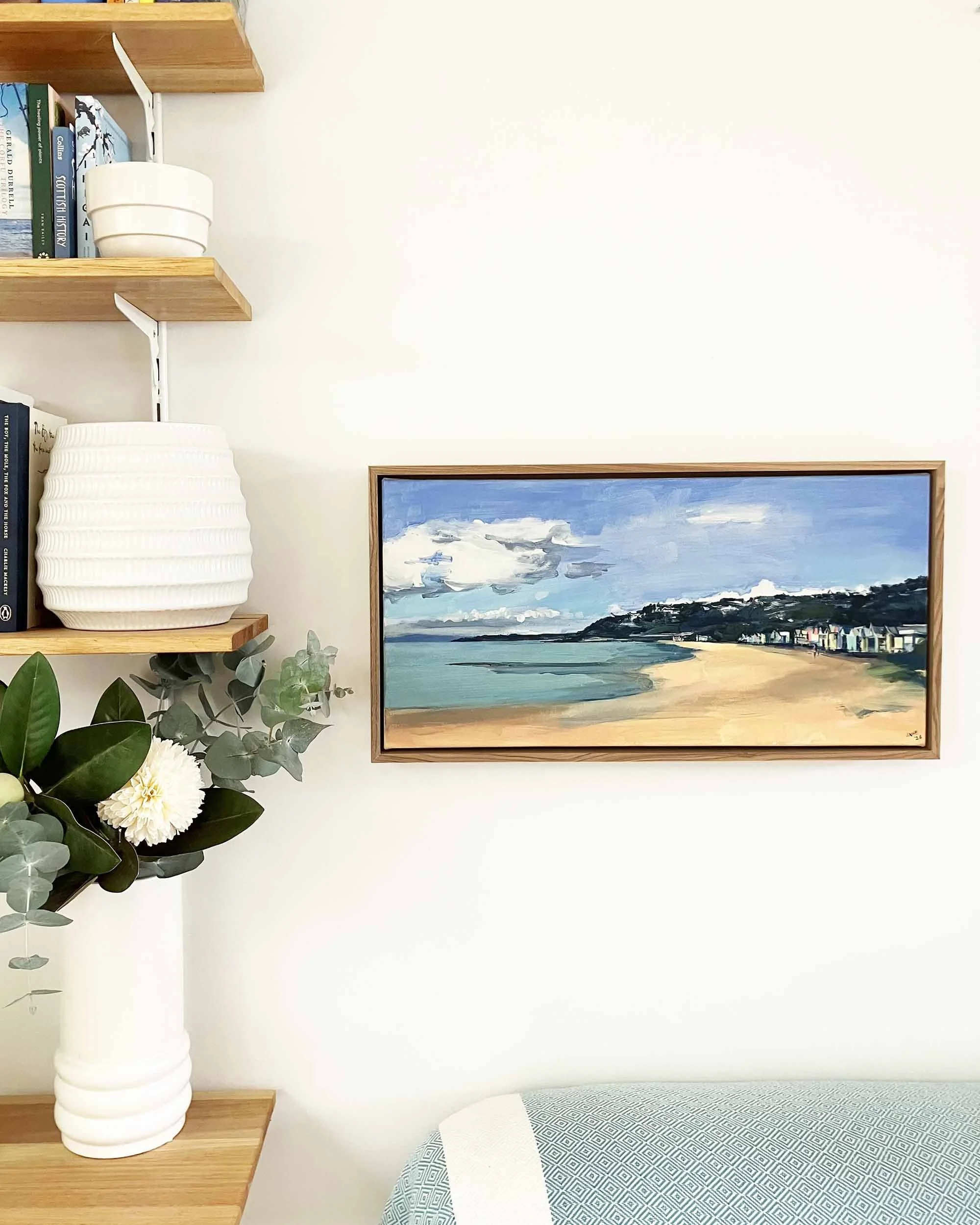 Mills Beach Mornington Acrylic Painting front Jill McFarlane.jpg