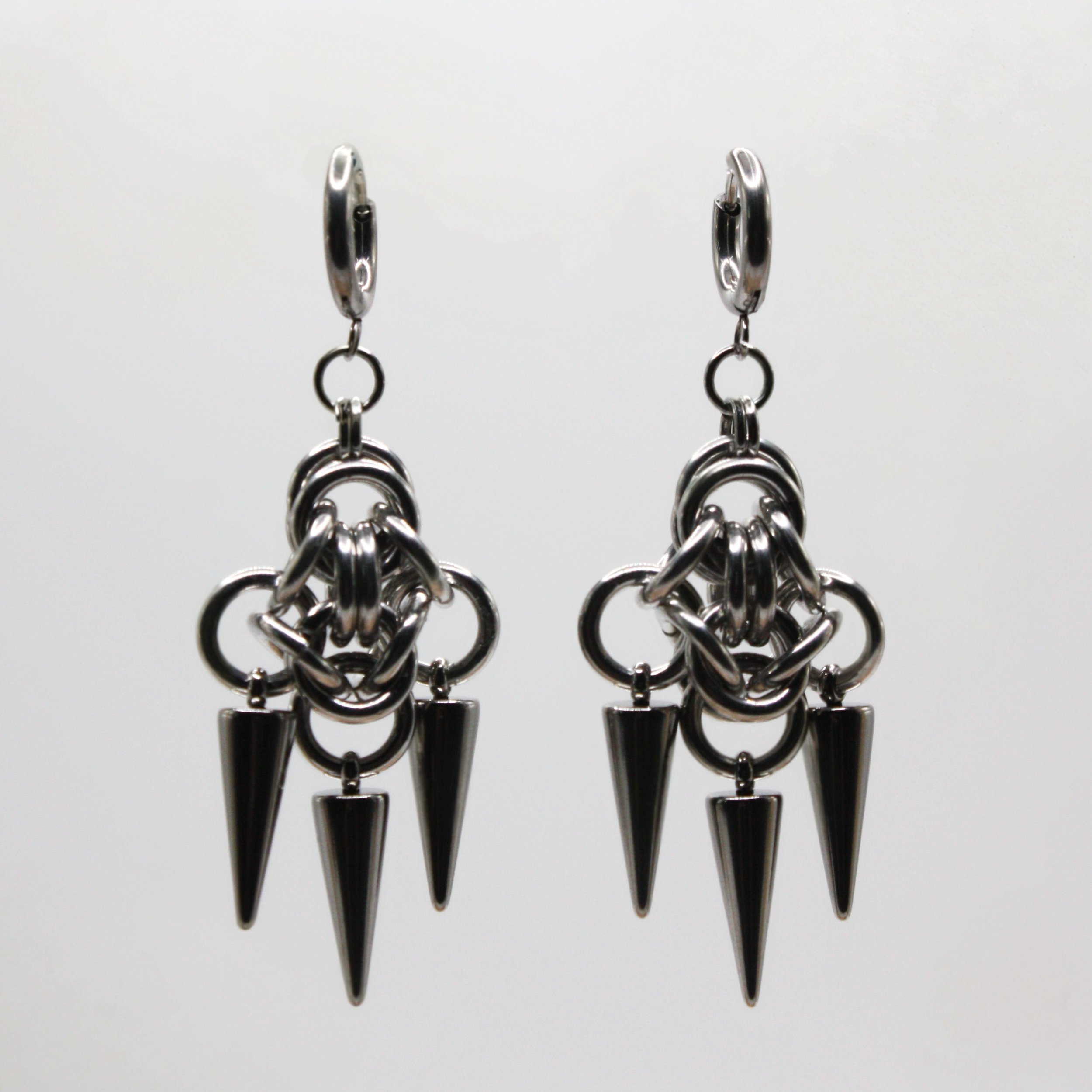 trefoil earrings