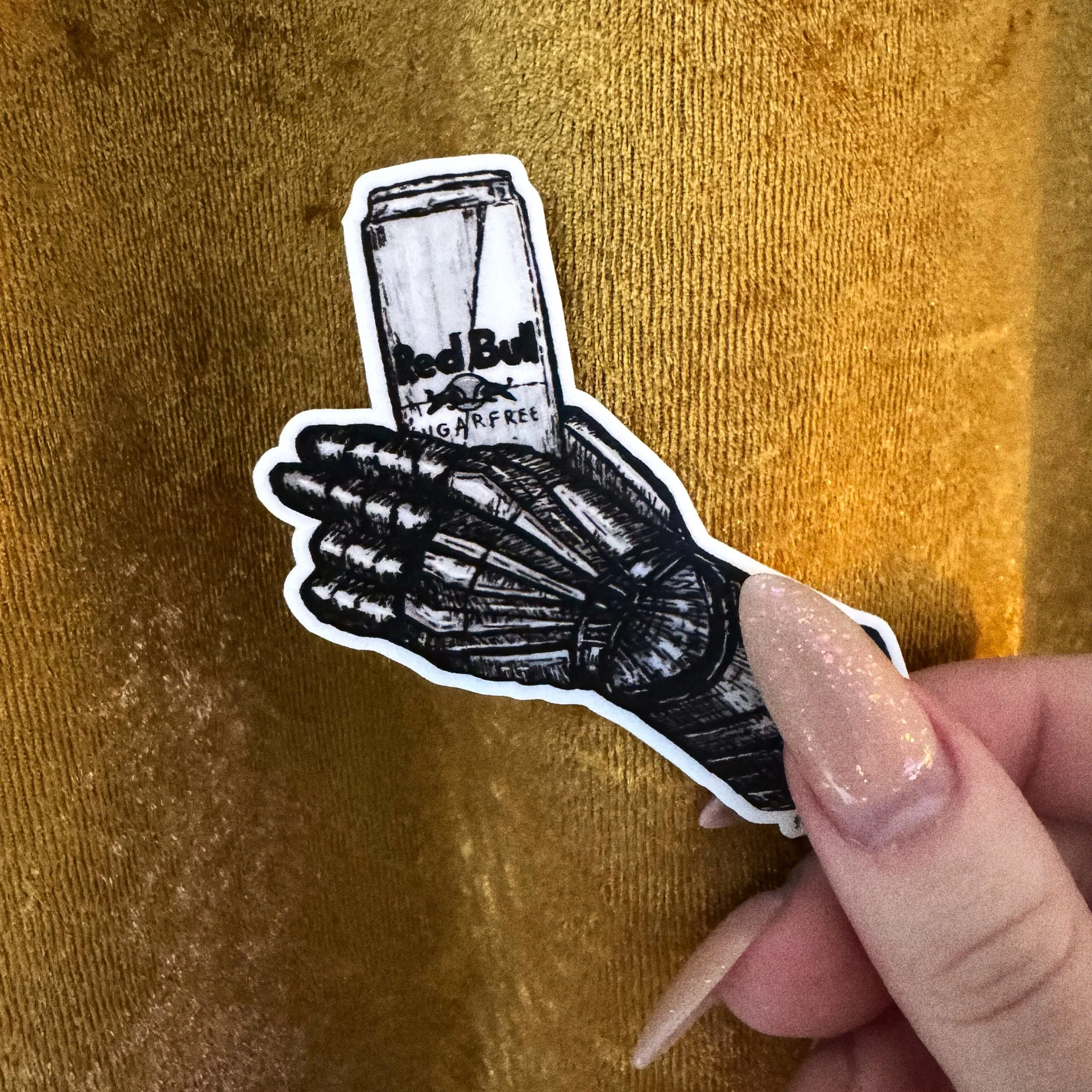 NEW MAIDENCORE: some more sticker designs available on maidencore.com and at upcoming markets ( including this sunday at @blackcasketcafe !) the sugar free redbull gauntlet design is very dear to me 🖤

#medievalart #medievalfantasy #shoplocalyvr #ma