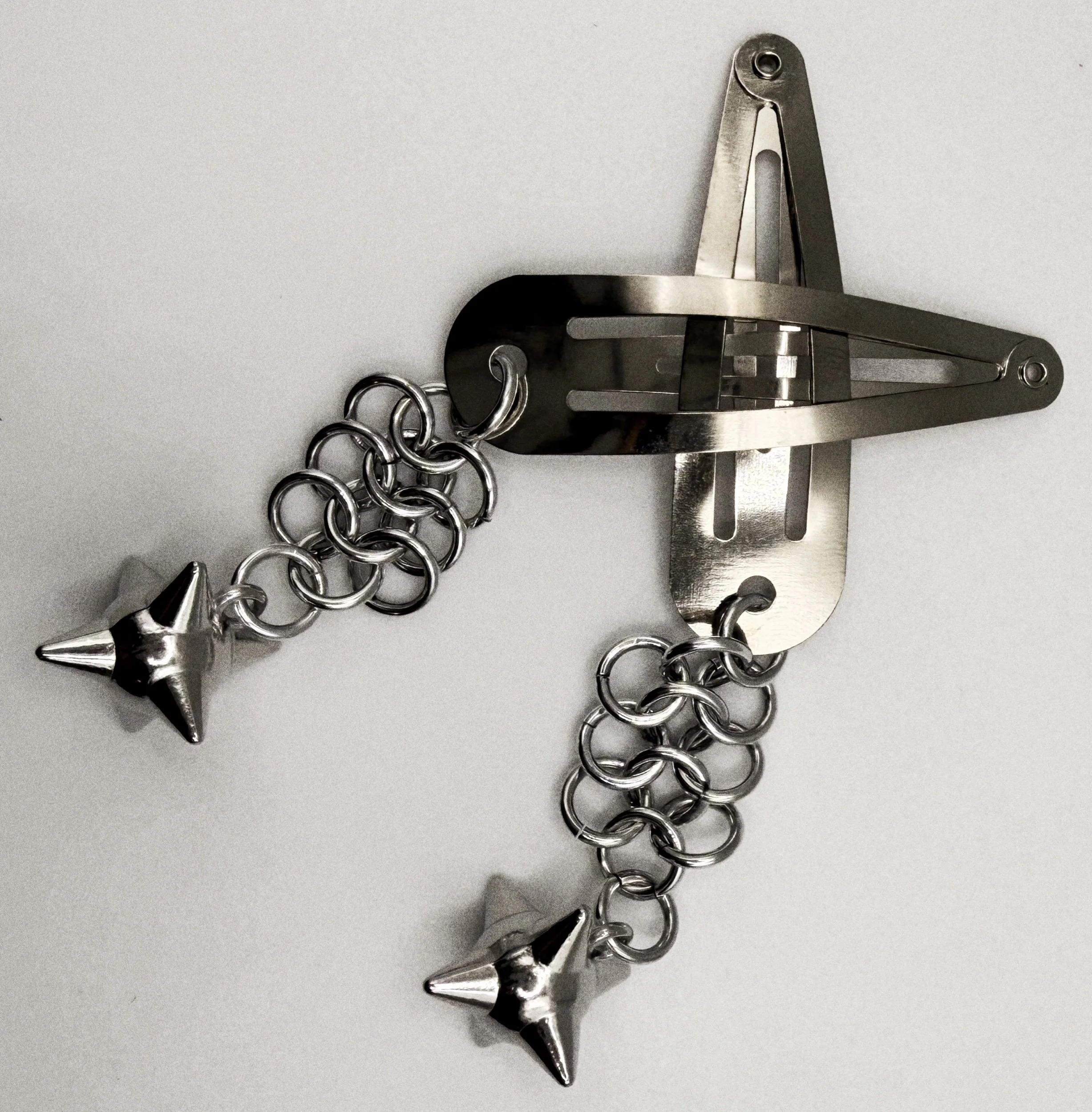 chainmail hair clips flails