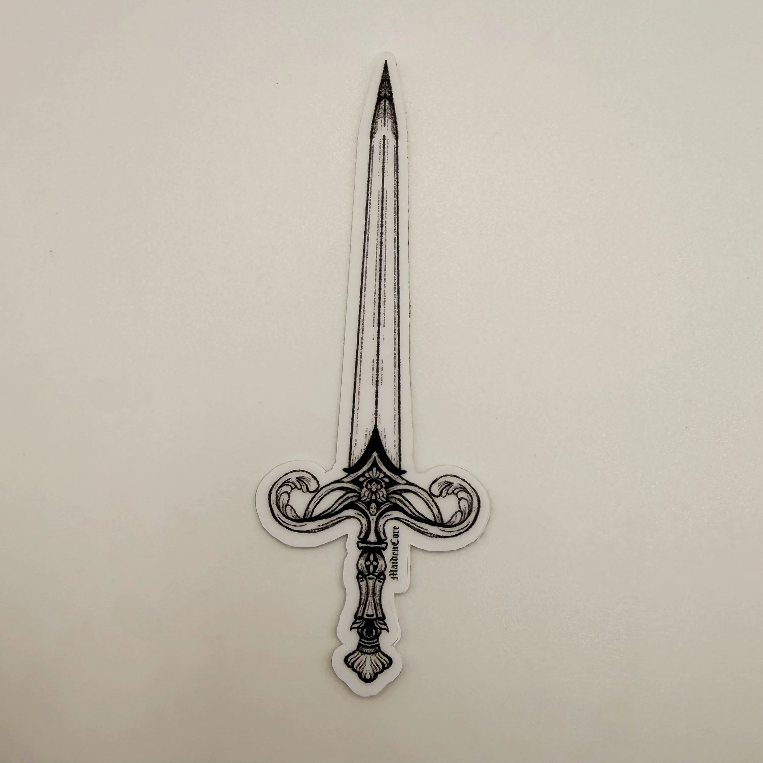 medieval sword sticker