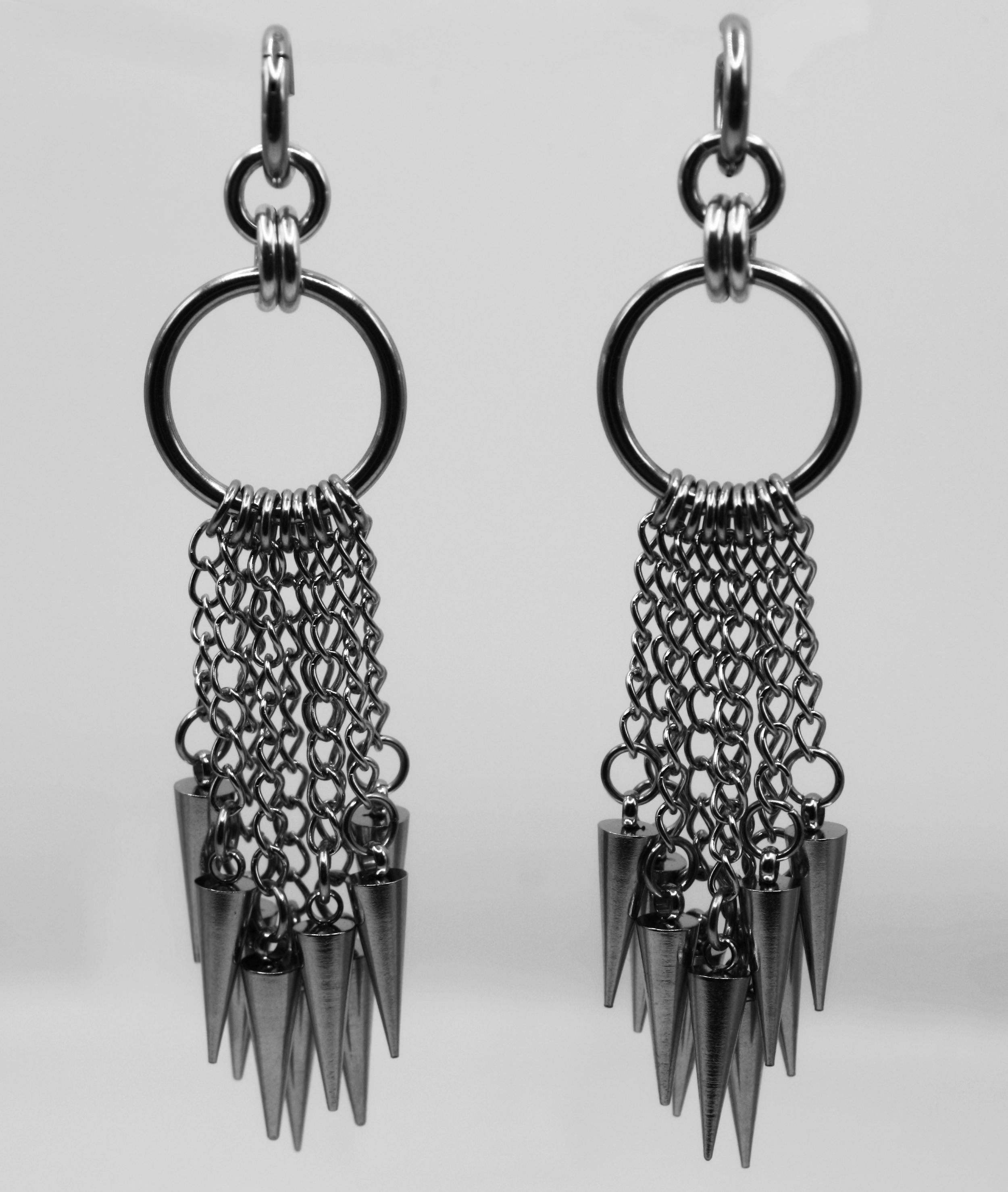 cat o' nine tails earrings