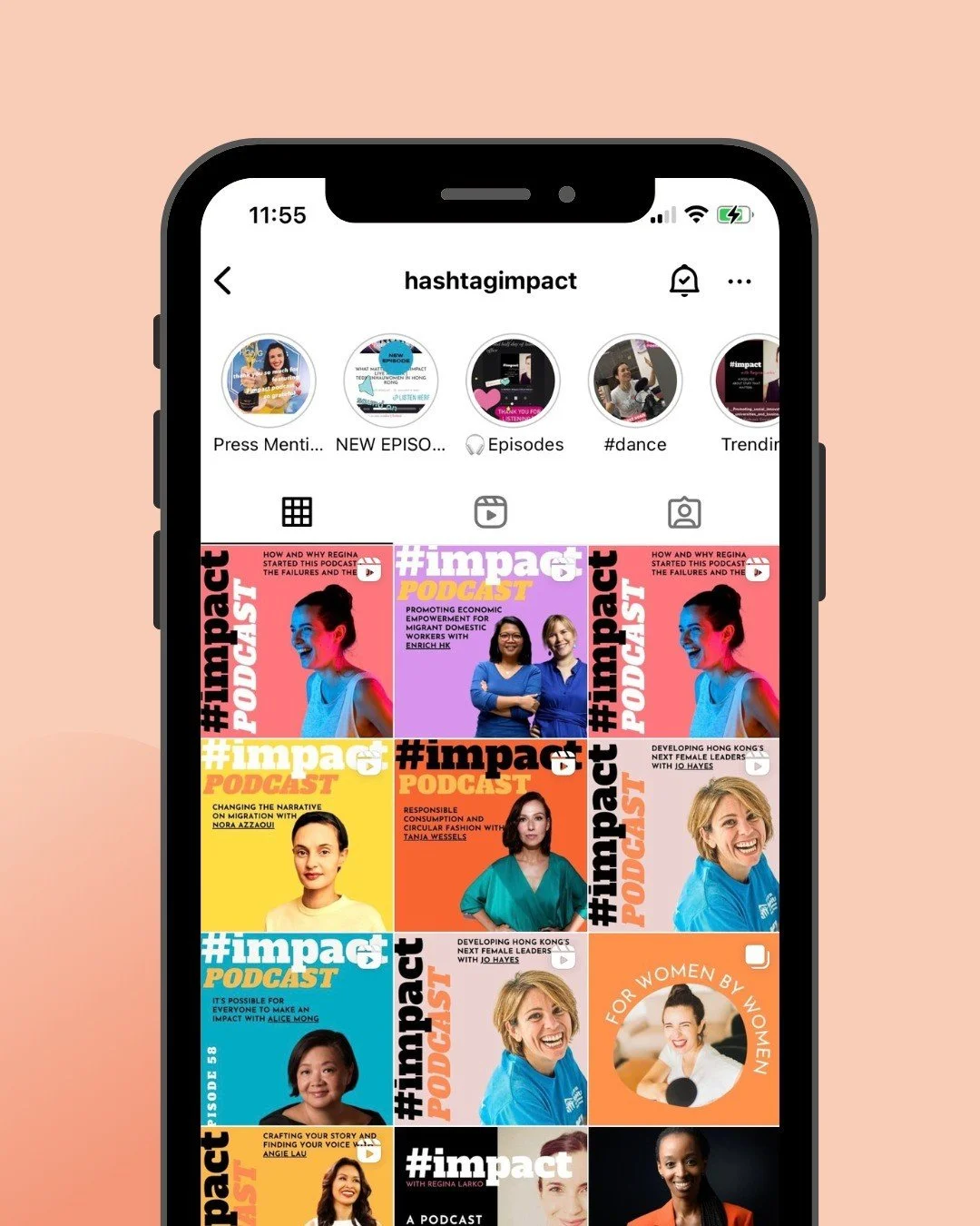 Lovin the feed!😍

🤝Social Media Content Creation + Management for @hashtagimpact

#impact is a podcasting community built for and by visionaries making positive impacts by sharing stories that deserve to be heard. Hosted by @regina_larko 🎙️

Thank