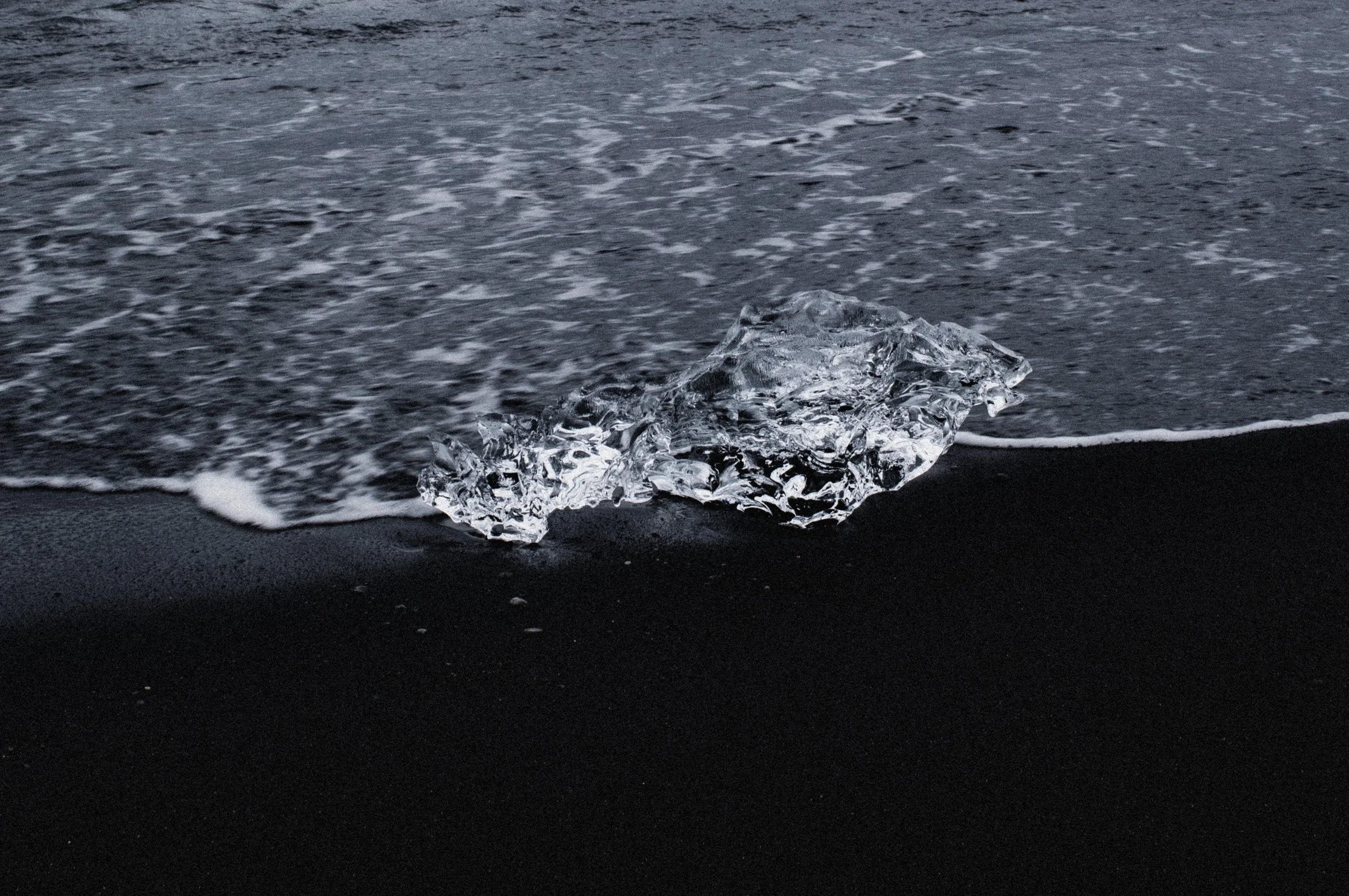 DIAMOND BEACH, ICELAND; 2022