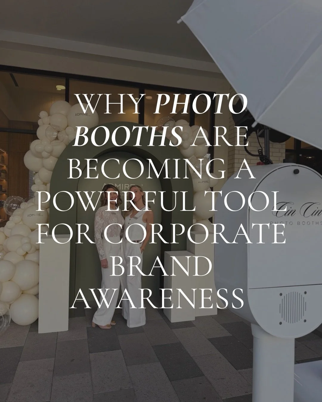 A photo booth isn&rsquo;t just a fun add-on &mdash; it&rsquo;s where guests laugh, linger, and walk away with something they actually want to keep and share. 

Guests remember the experience and how it made them feel. That&rsquo;s how brands stay top