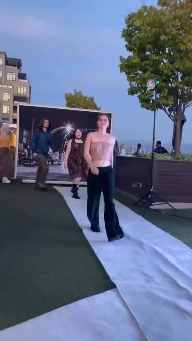 Couldn’t have asked for a better launch for our new brand, Fireweed Clothing. The rooftop of the @kelownainnovationcentre as the sun set on the first day of @kelownafashionweek_ Thanks to @ostentaciousfashion ‘s mom for the video!
Model