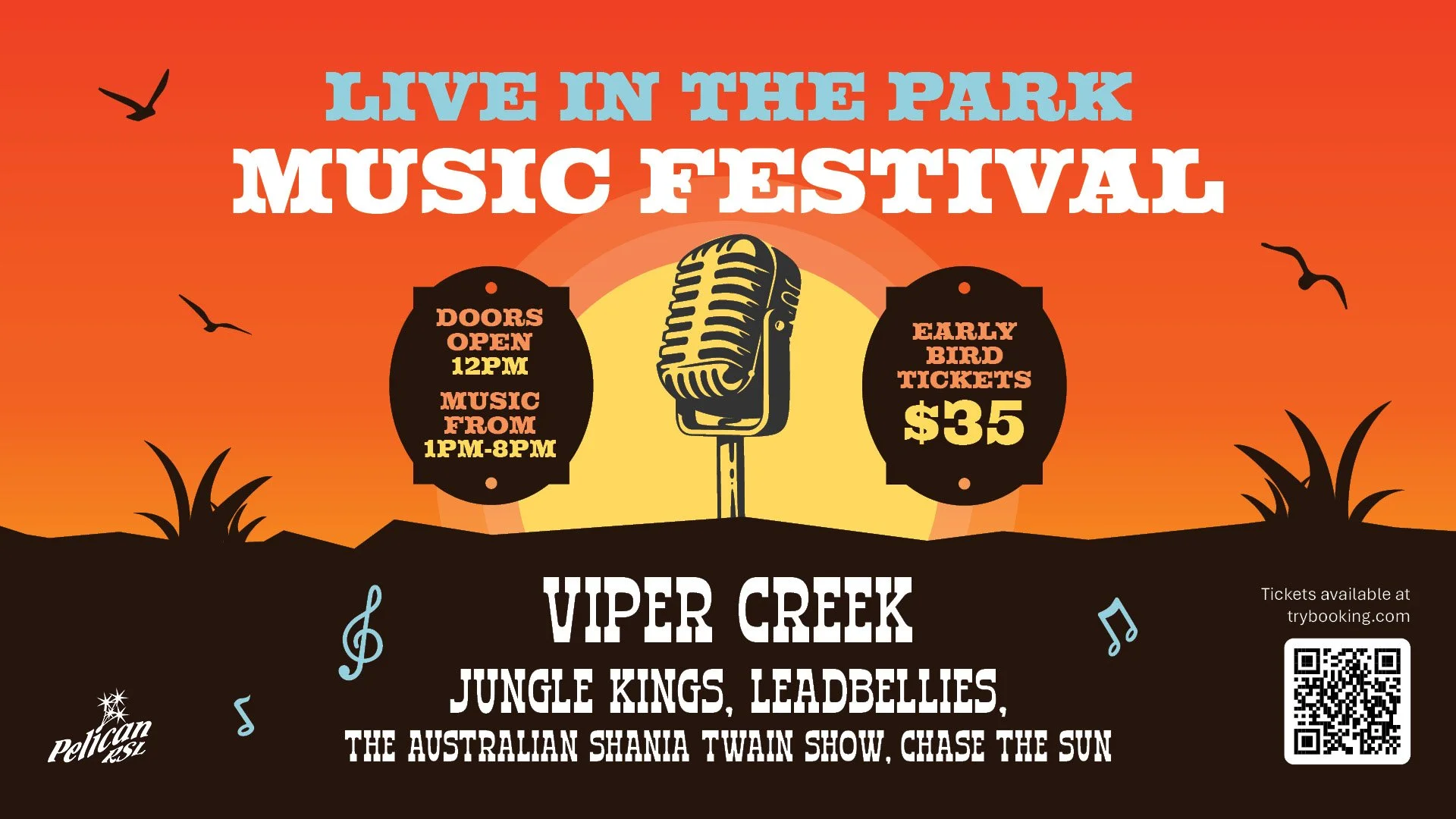 PELICAN RSL "LIVE IN THE PARK" MUSIC FESTIVAL