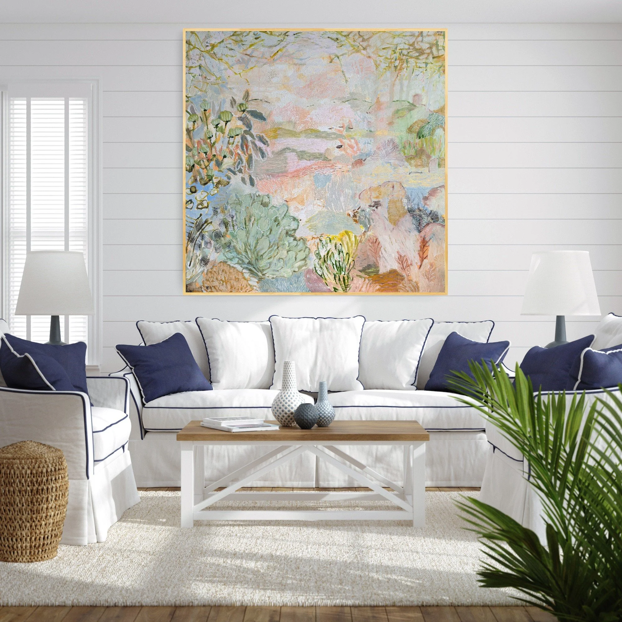 Another time - Artwork by Australian Artist Cate Maddy on wall 2