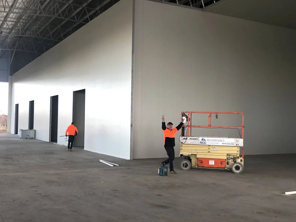Richardson’s Coolroom Construction (RCC) Cold Storage & Insulated Panel Specialists, Shepparton, Goulburn Valley, Regional Australia.