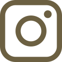 Instagram logo in black and beige