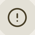 Alert icon with exclamation mark inside a circle