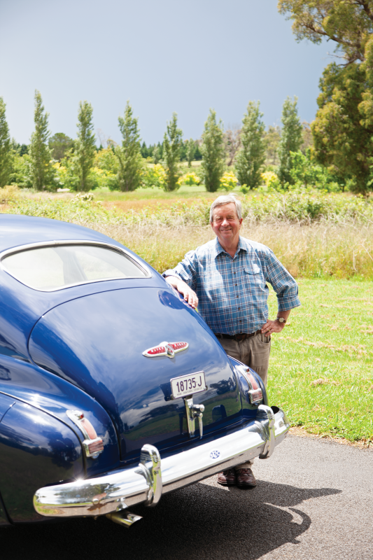 Geoff alongside his 1946 Buick