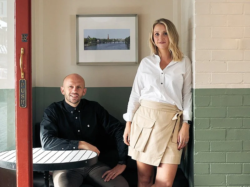 Julien and Romy Besnard owners of Lucerne and Franquette