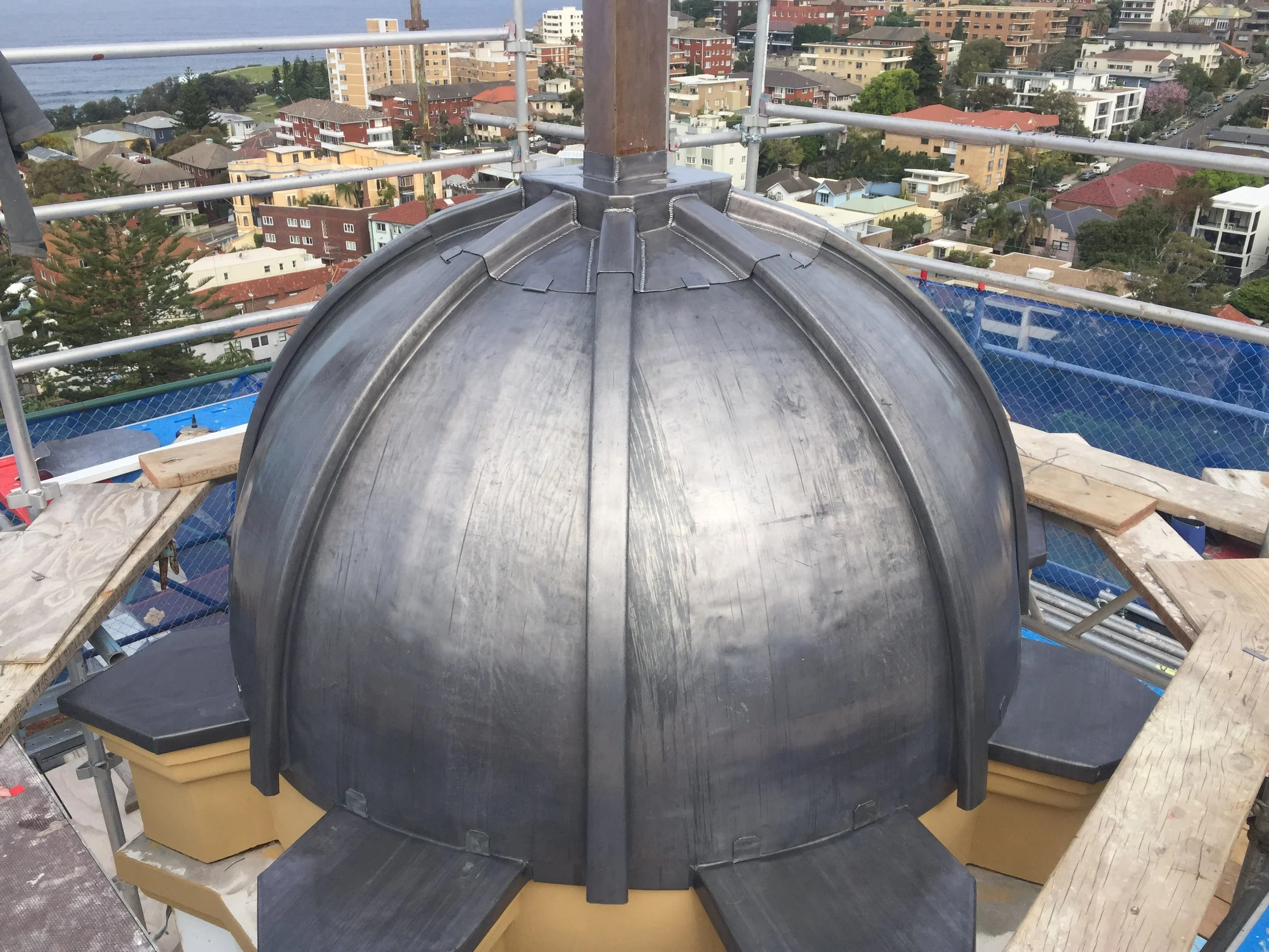 Domed Lead Roof
