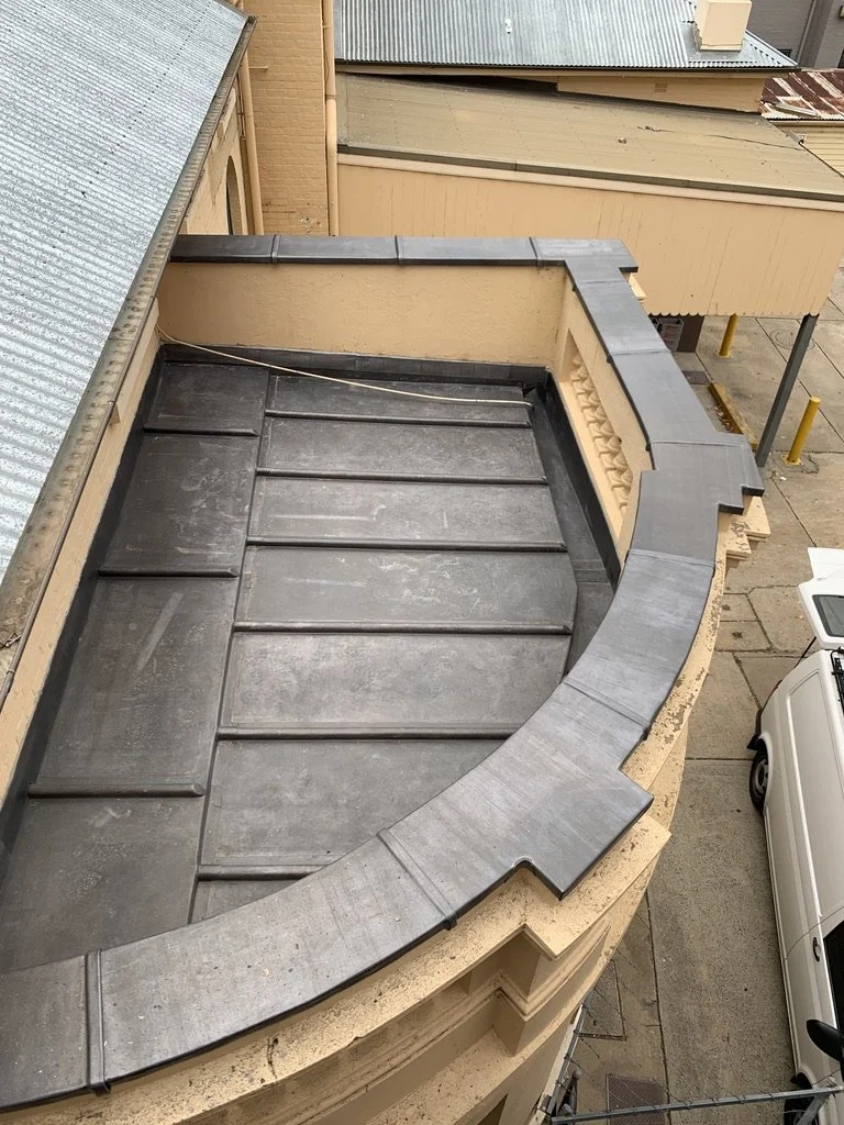 Enclosed Lead roof and box gutter