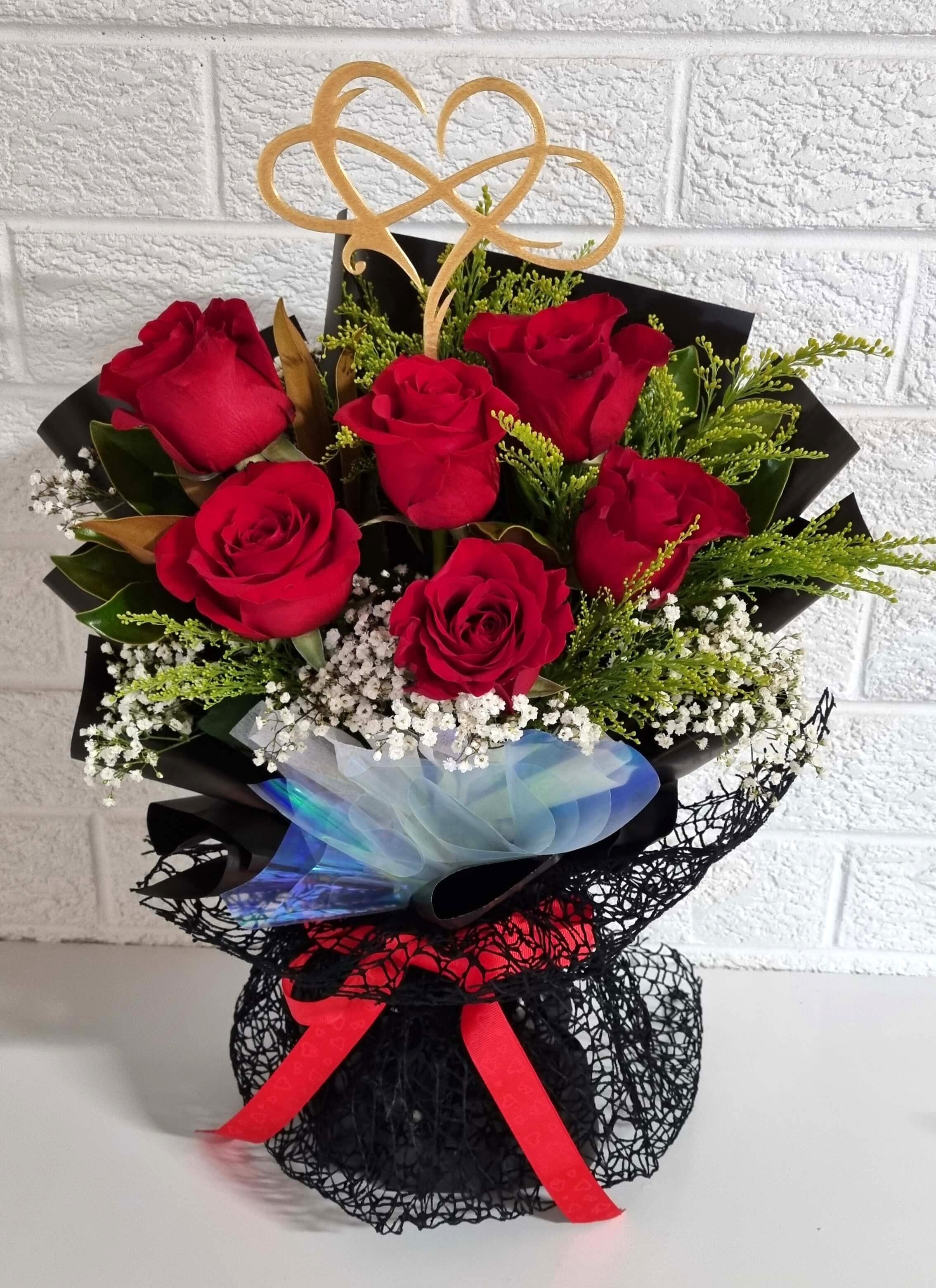 #VD18 Passionate Red Rose Bouquet
