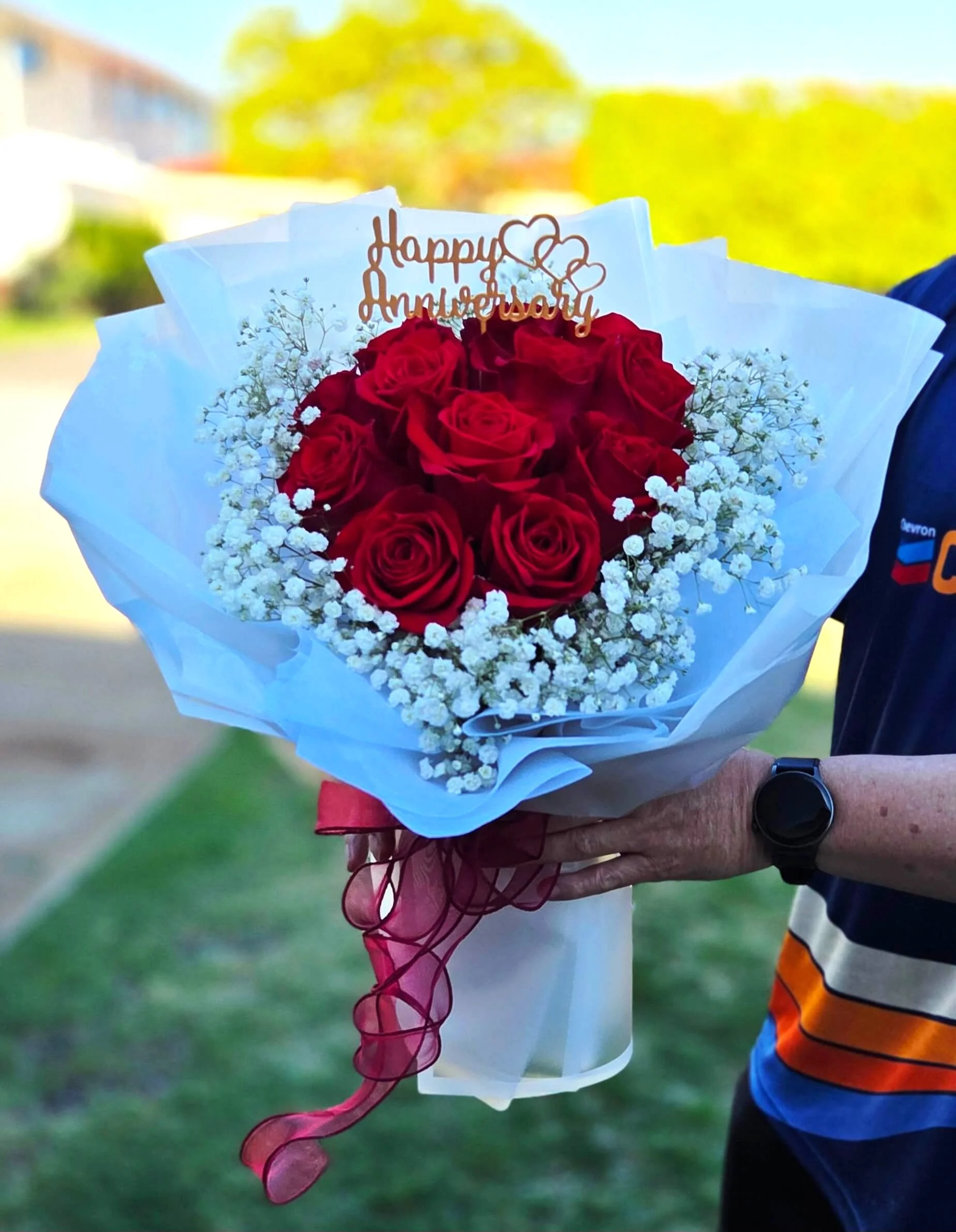 #A11 Regal Red Rose Bouquet