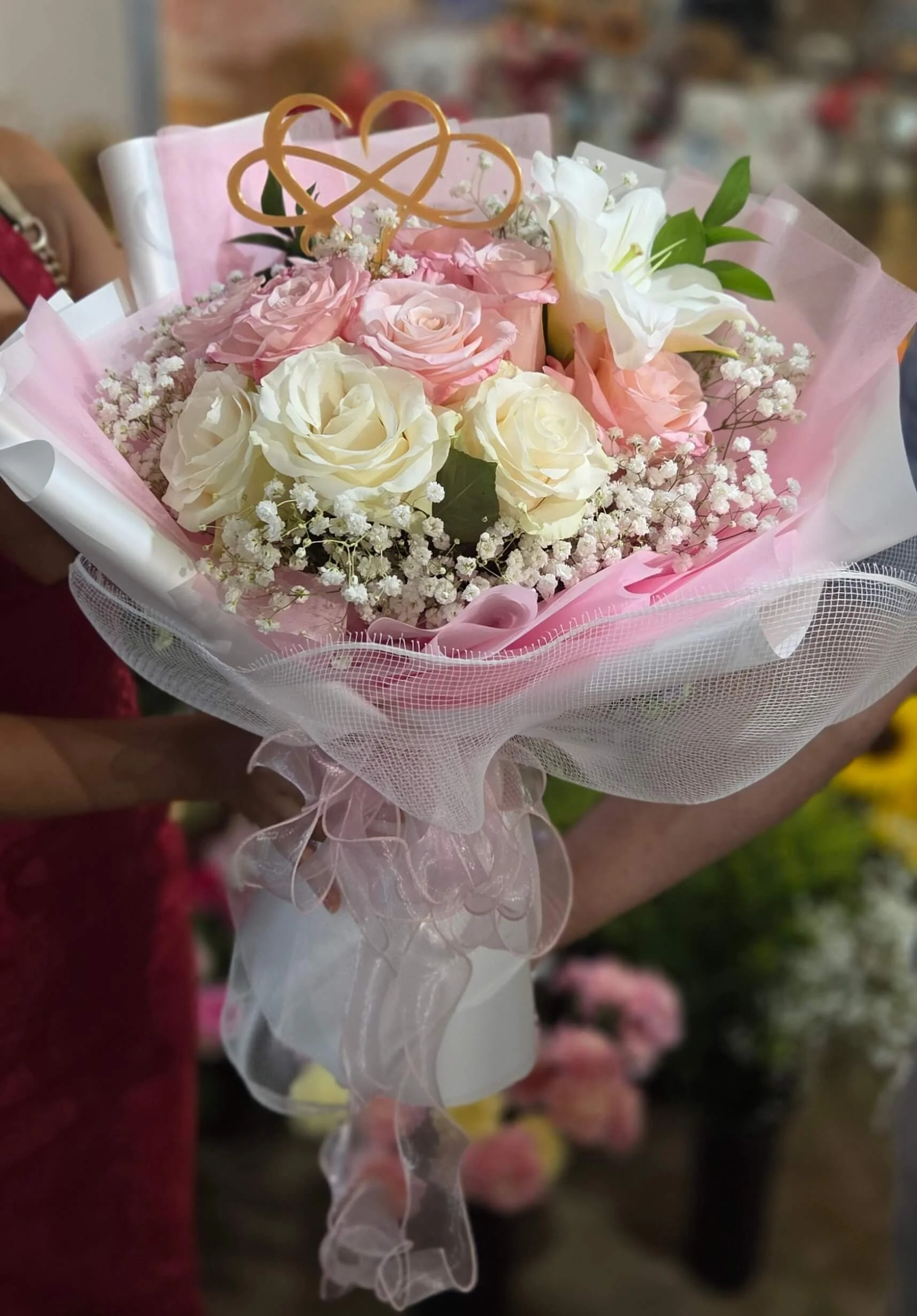 #A23 Eternal Elegance Rose Bouquet