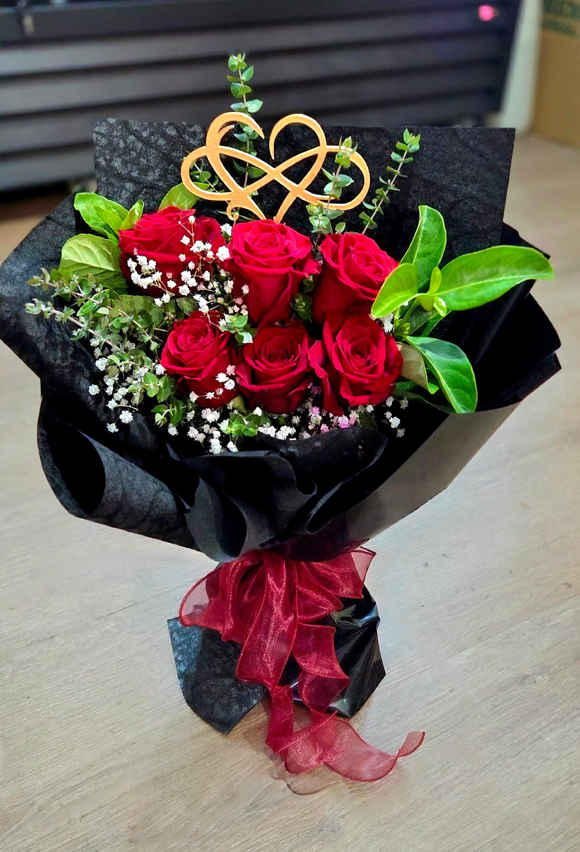 #LR47 Eternal Red Love Bouquet
