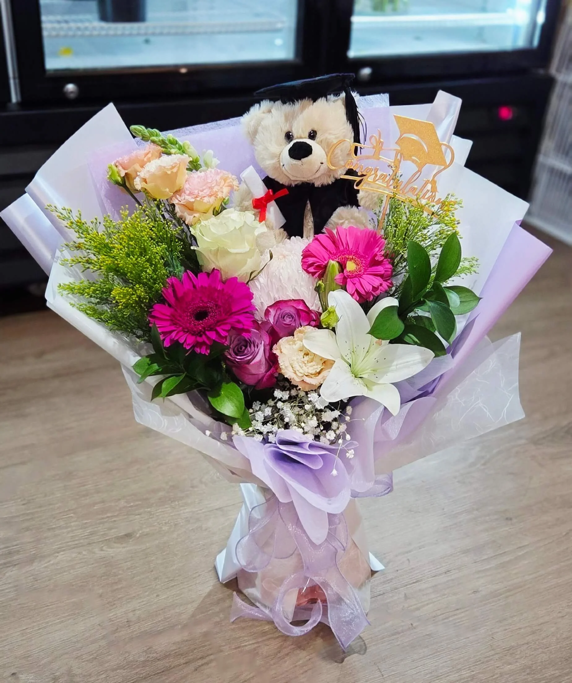 #G49 Graduation Celebration Floral Bouquet