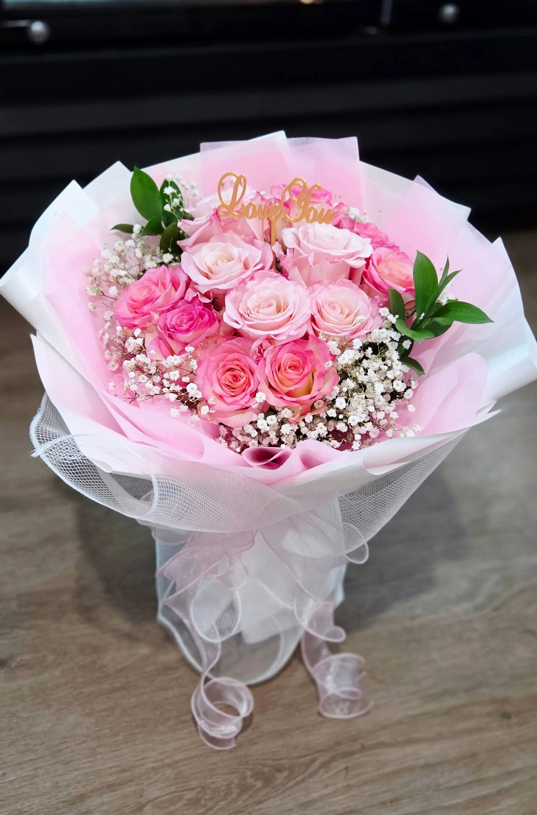 #A22 Pink Rose Dream Bouquet