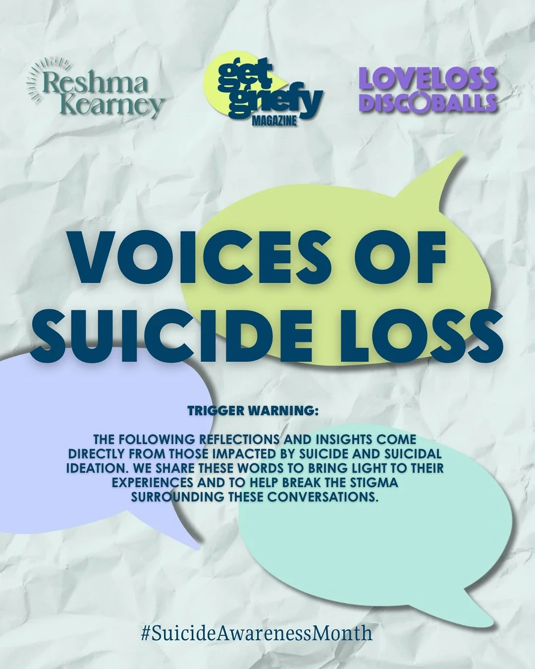 As we wrap up Suicide Awareness Month, we're sharing brave, anonymous stories from those affected by suicide and suicidal thoughts. You're not alone. In crisis? Call 988. Keep holding on 💕 #suicideswarenessmonth #suicideawarness #grief #griefjourney