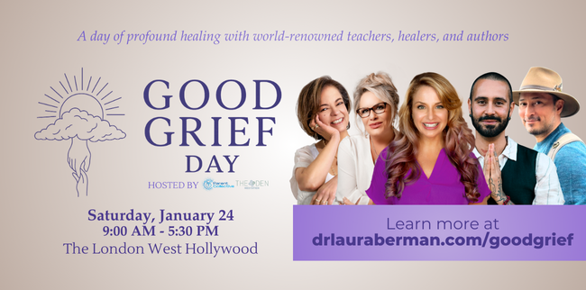 Grievers move through the pain of loss with hope and help.  Good Grief Day: Healing from Loss with Love