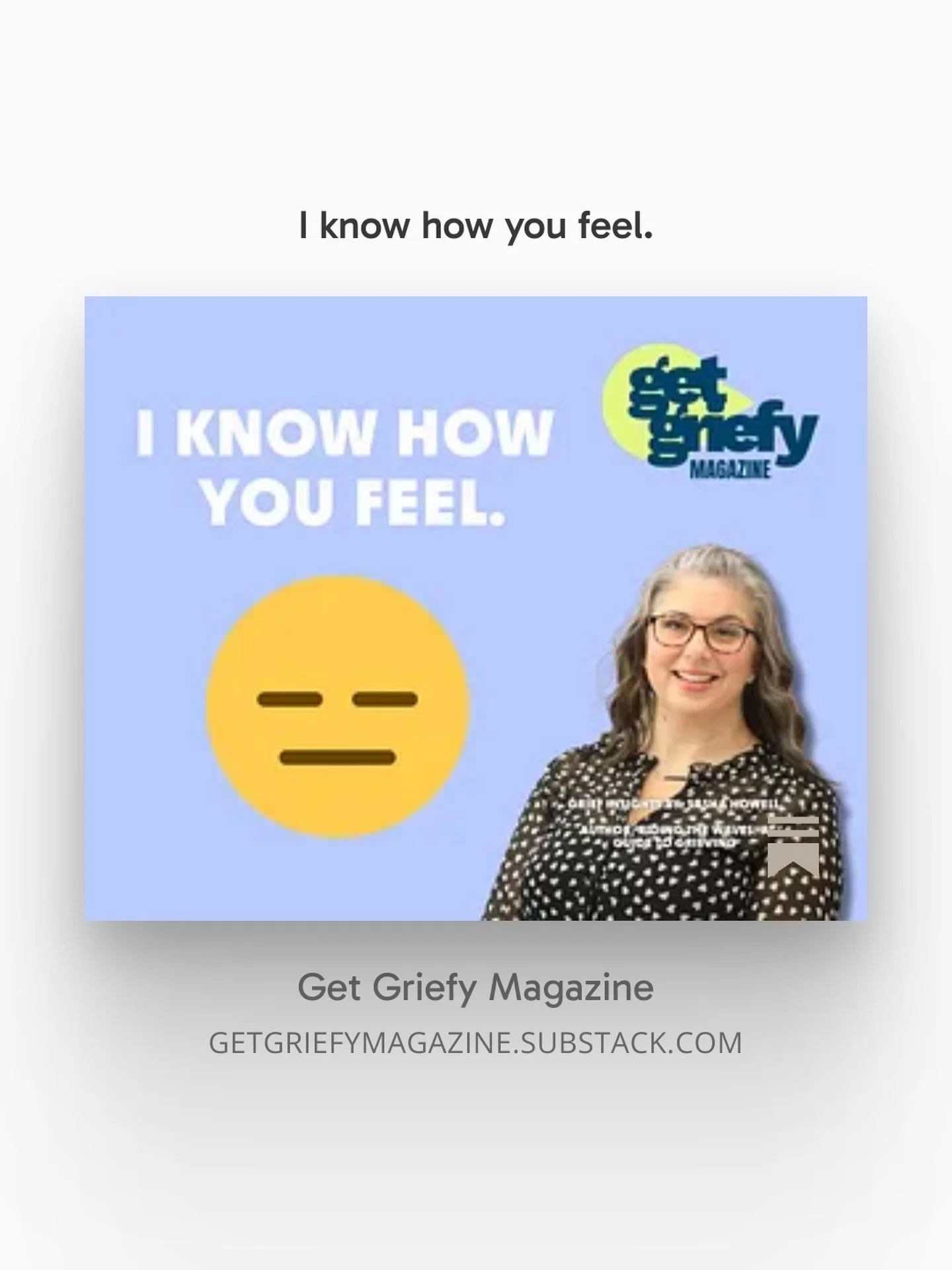 Latest blog post out now, on both getgriefy.com and substack! Featuring  @the_grieving_daughter Sasha Howell! #grief #griefblog #griefjourney #griefcommunity #griefsupport