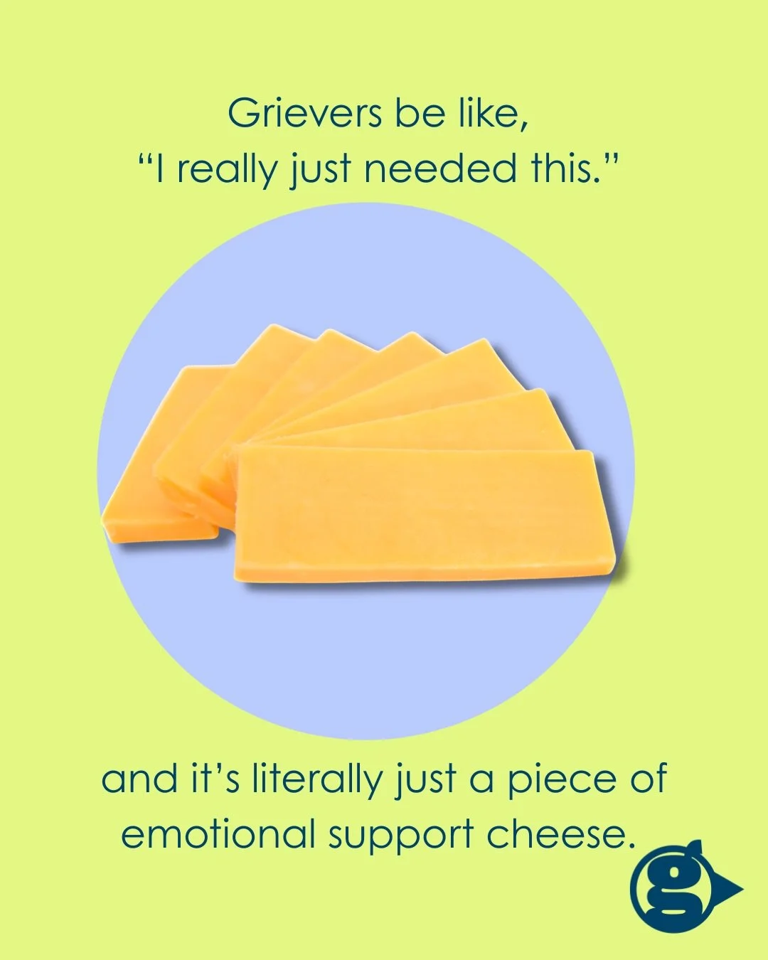This one goes out to the cheese Griefy girlies. Raise your hand if you consider a good charcuterie board grief support! 🙋&zwj;♀️ #grief #emotionalsupportcheese #griefhumor #griefsupport