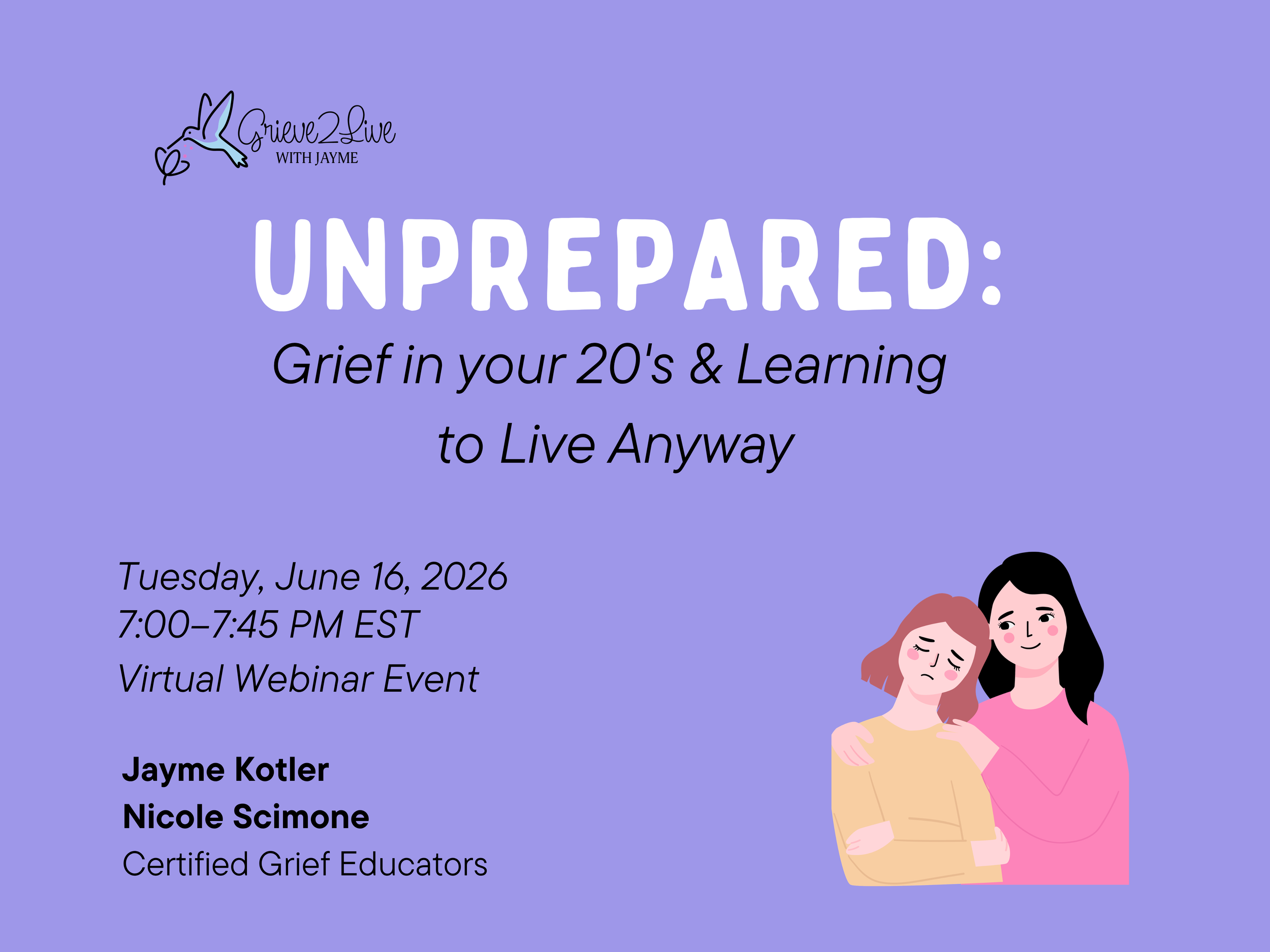 Unprepared: Grief in your 20s and Learning to Live Anyway