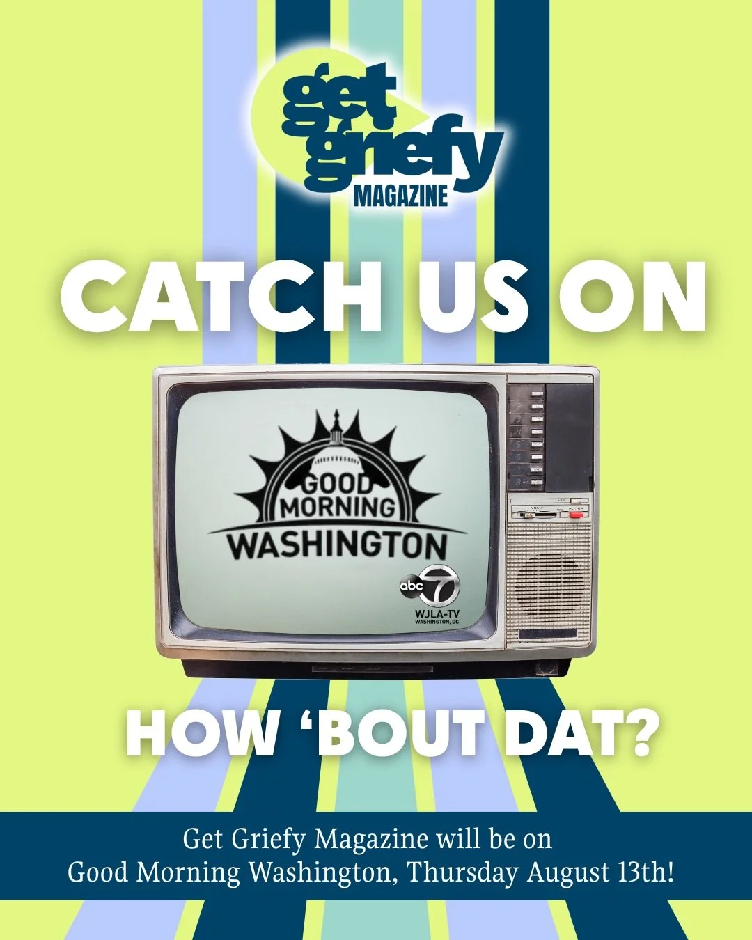 One more sleep! Back to the amazing studios of @abc7gmw to talk about the latest issue of Get Griefy Kids and the importance of talking Grief in Schools! See you tomorrow DC! @roxannestrouktv #grief #griefinformedschools #teengriefsupport #griefsuppo