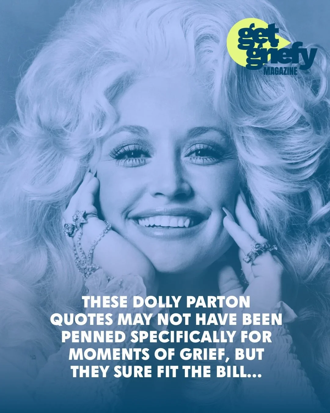 Who knows the context, what Dolly was referring to in the moment these spit out of her ruby red lips, but all we know is in the lens of grief, they are affirming! Which are your favorites? Honoring an American Icon, you are forever remembered, Dolly.