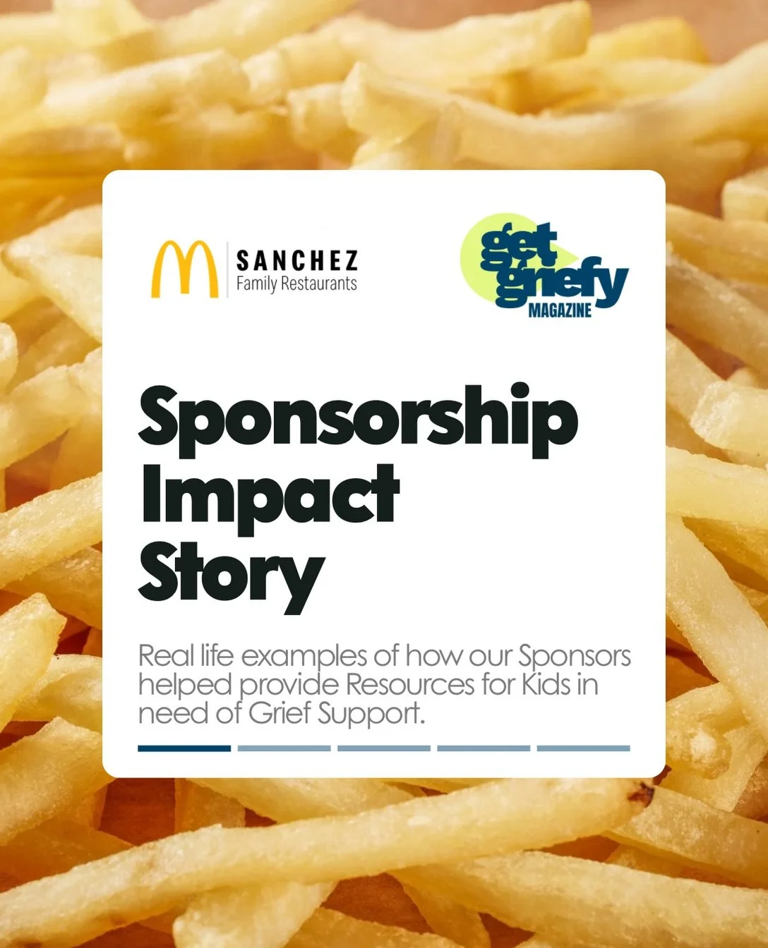 Forever grateful for all our organizations and sponsors who have distributed over 200 copies of Get Griefy Kids to those who need them. This story comes from @sanchezfamilymcds who received a message from Ronald McDonald House Corporate explaining wh