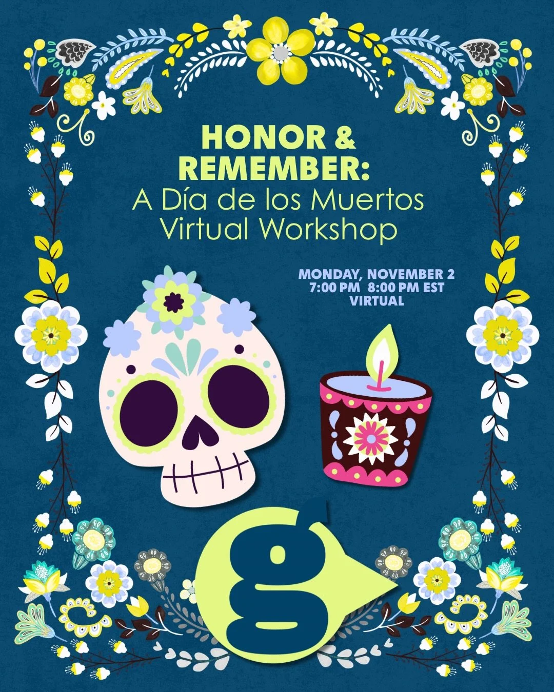 Honored to continue my journey as a secondary Spanish educator in a new capacity! After 15+ years of doing this with my students, I&rsquo;d love the opportunity to provide this for the grief community! Join us virtually for a D&iacute;a de los Muerto
