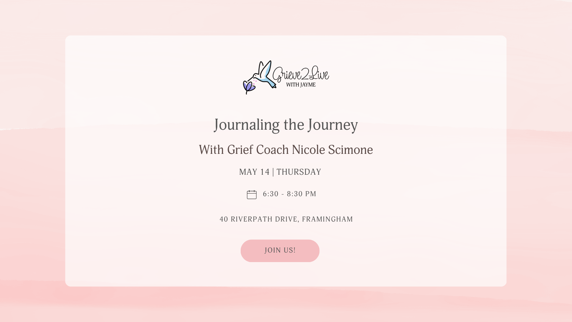 Decorative Invite for the event!