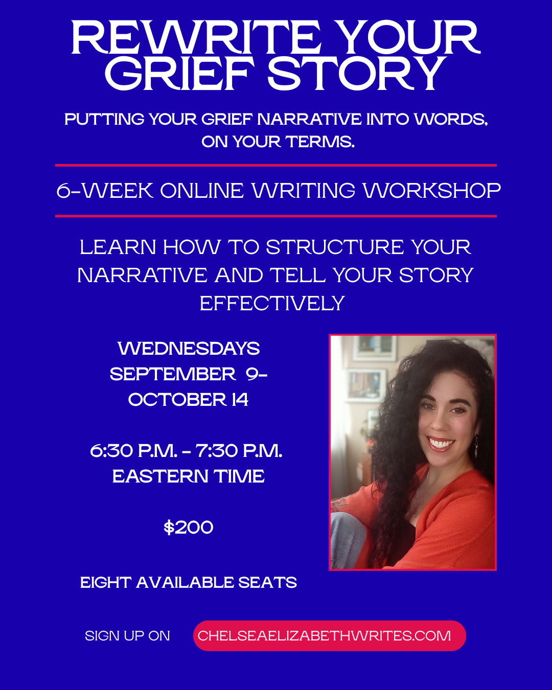 Rewrite Your Grief Story (Writing Workshop with Chelsea Pegues)