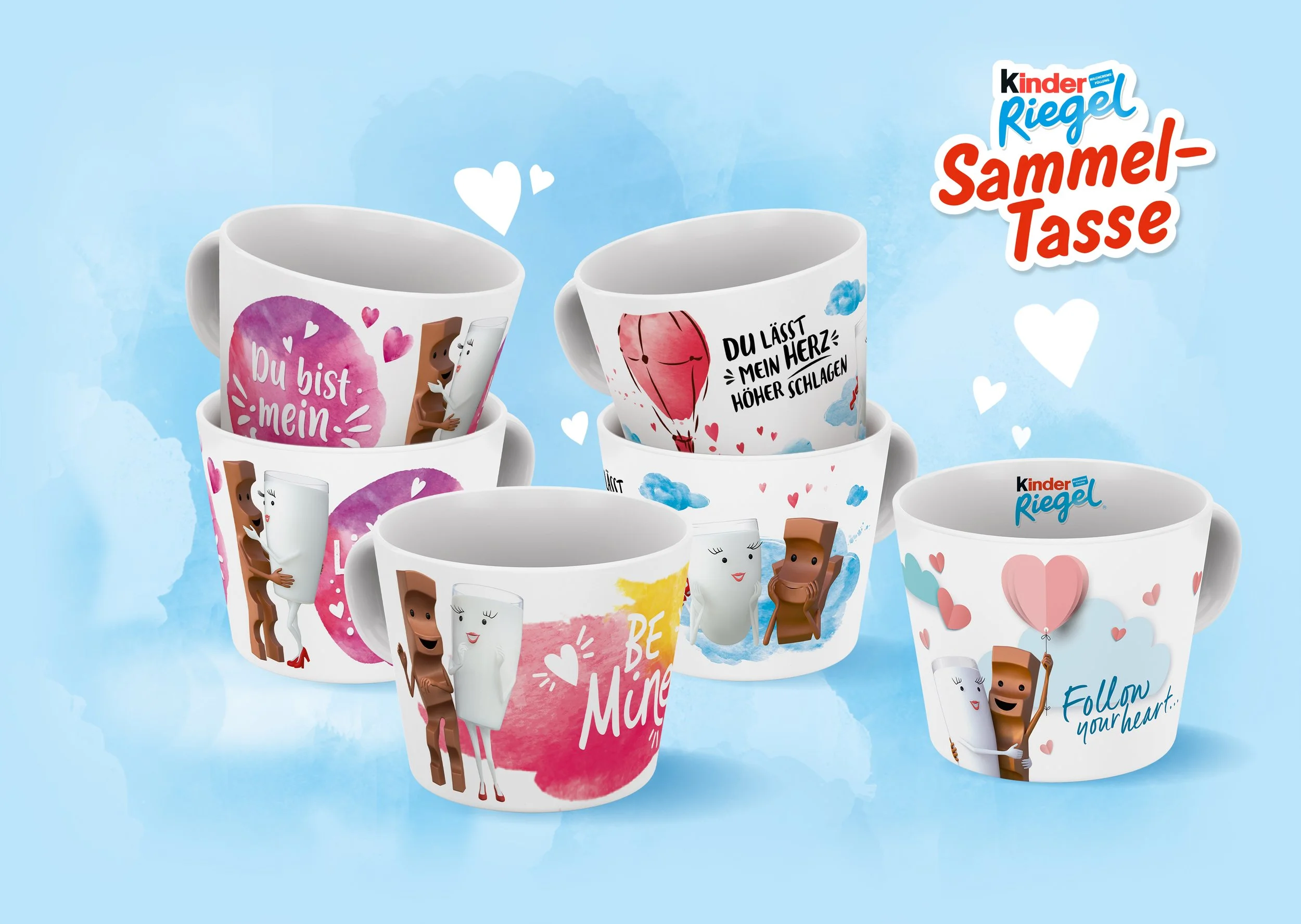 FERRERO kinder Riegel Sammeltassen
