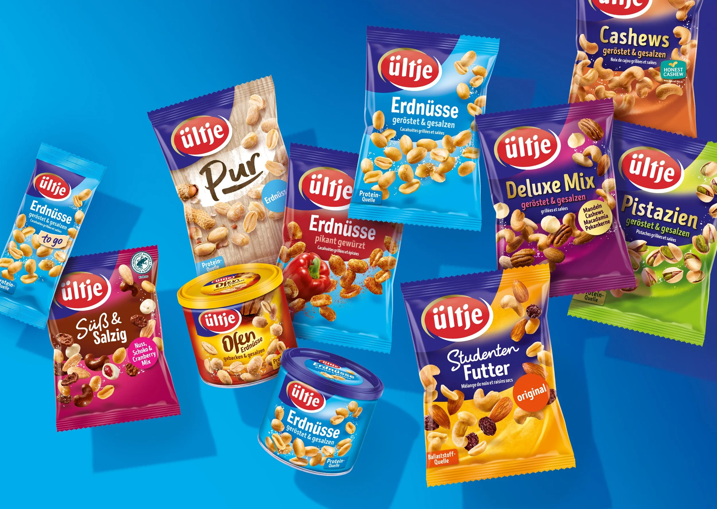 ültje | Relaunch Gesamtsortiment
