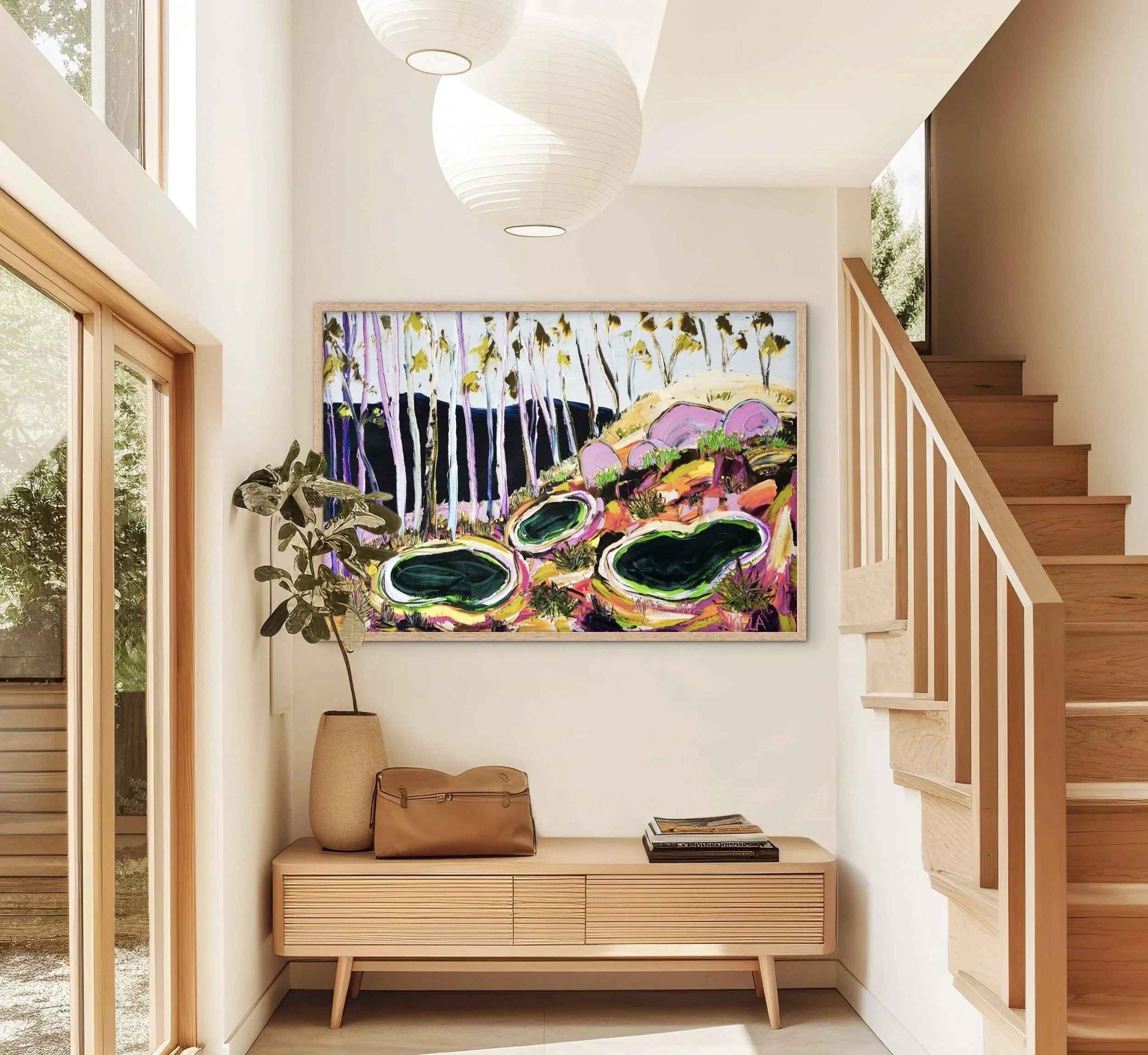 Bush Walking - Angela Hawkey